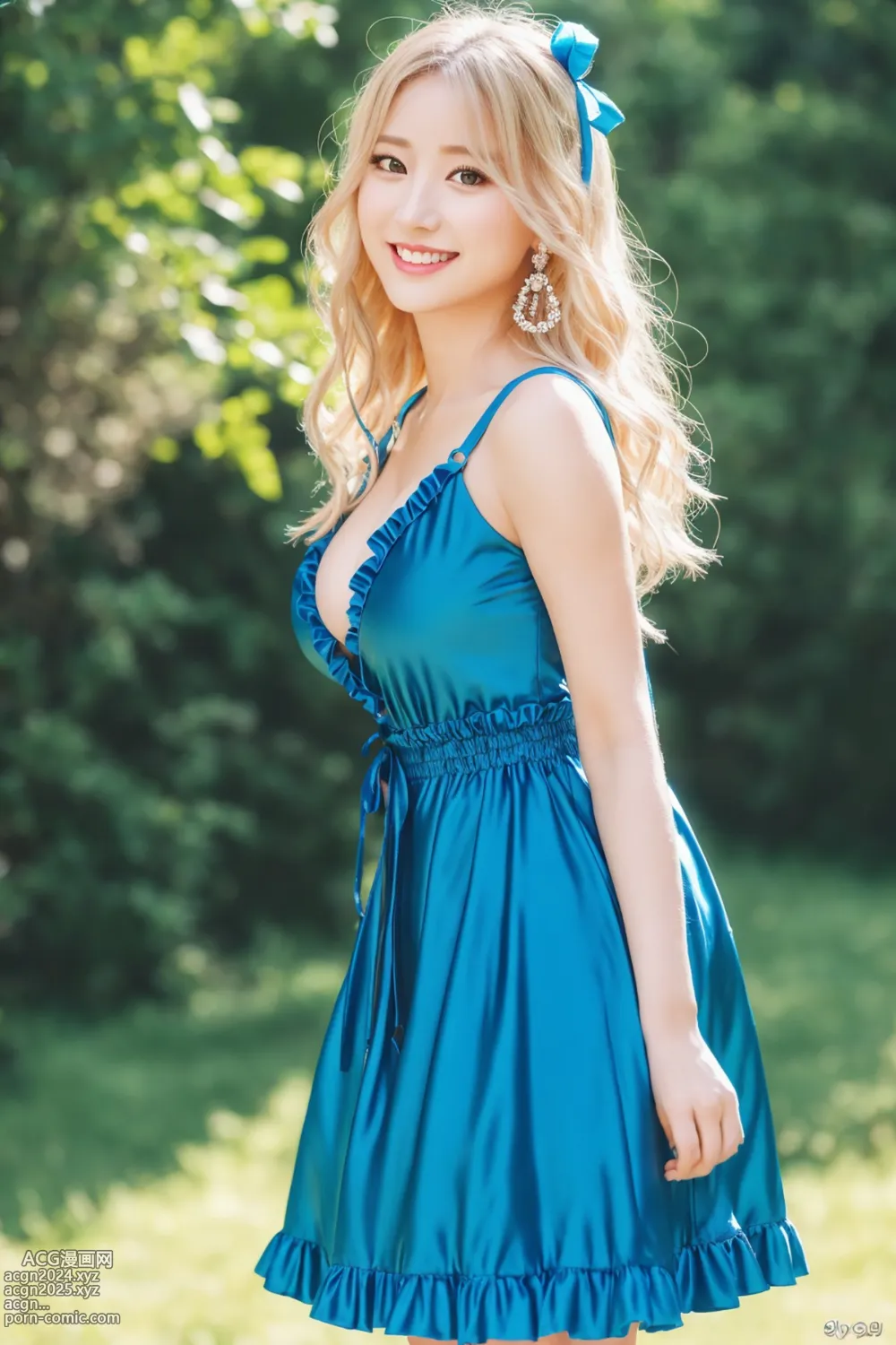 AIModel Vol.145 Blue Long Dress 第30图