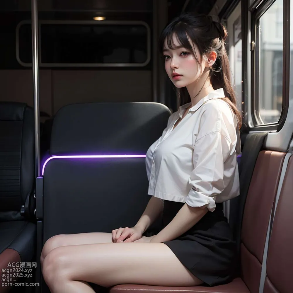 [AI beauty] uncensored - Public Transportation 第23图