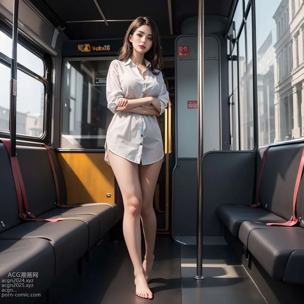 [AI beauty] uncensored - Public Transportation 第24图