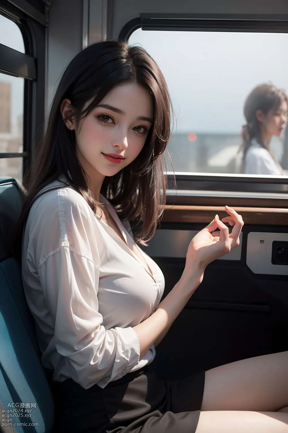 [AI beauty] uncensored - Public Transportation 第29图