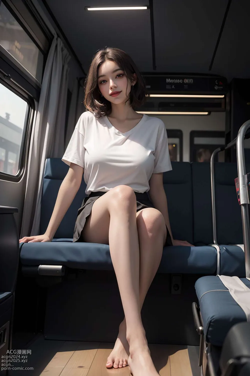 [AI beauty] uncensored - Public Transportation 第31图