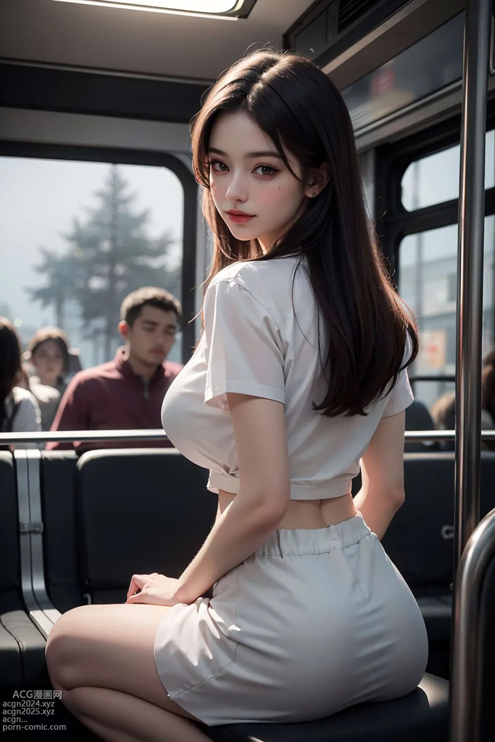 [AI beauty] uncensored - Public Transportation 第35图