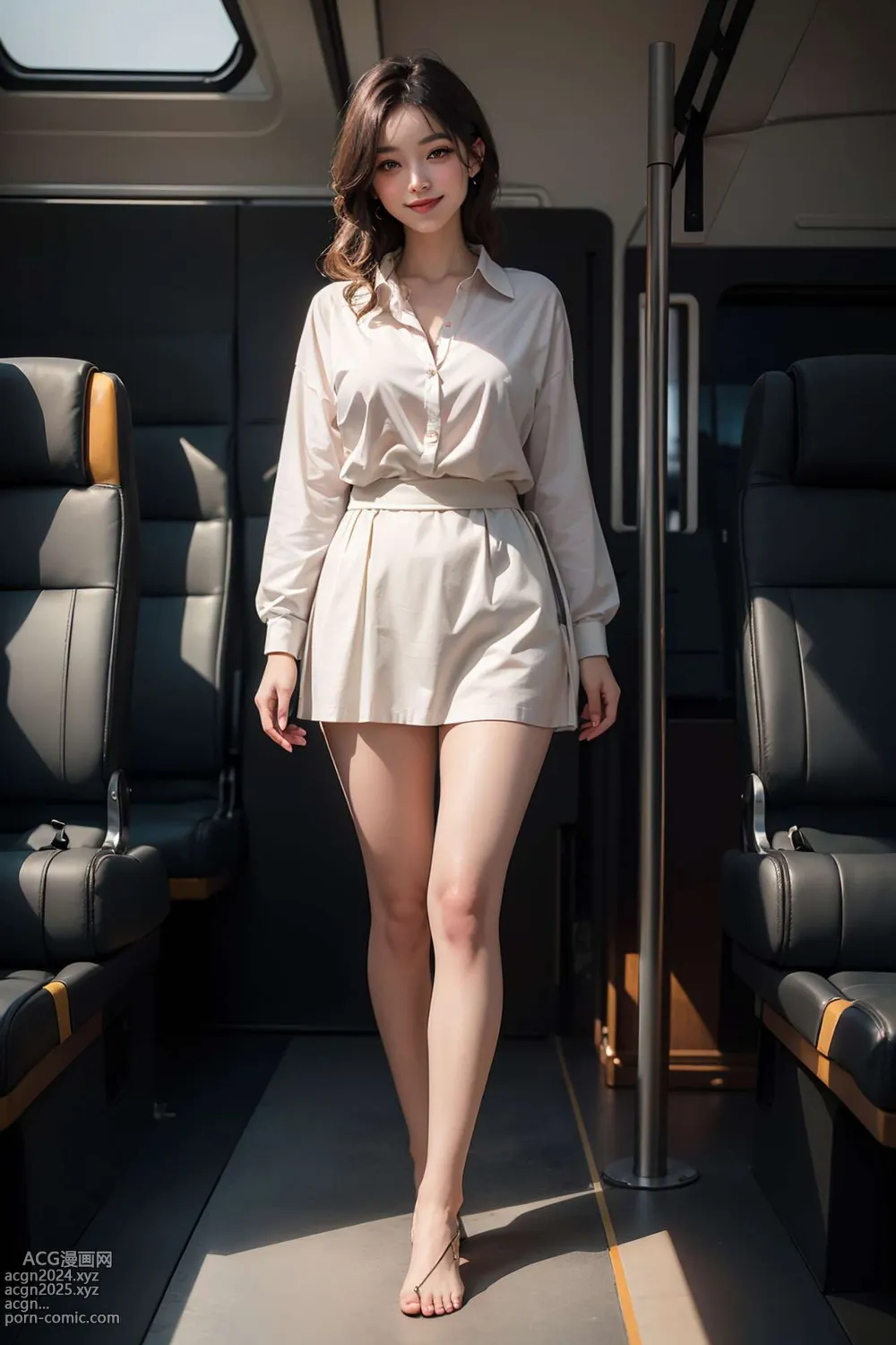 [AI beauty] uncensored - Public Transportation 第42图