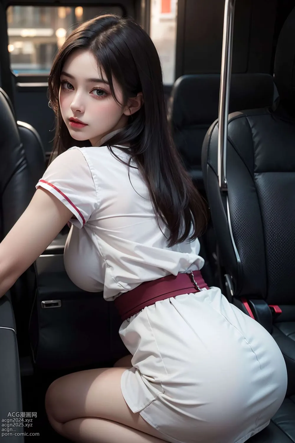 [AI beauty] uncensored - Public Transportation 第45图