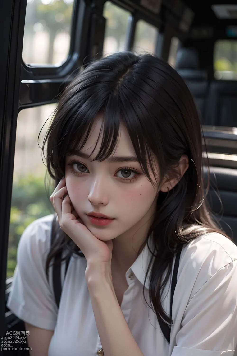 [AI beauty] uncensored - Public Transportation 第49图