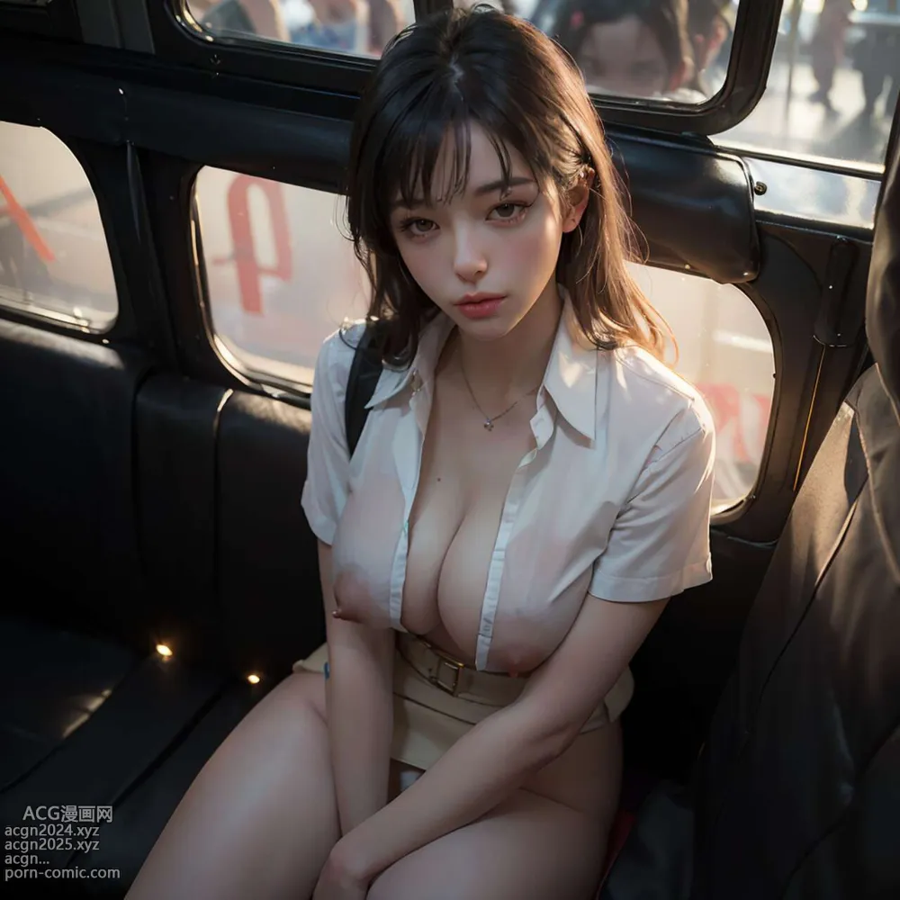 [AI beauty] uncensored - Public Transportation 第68图