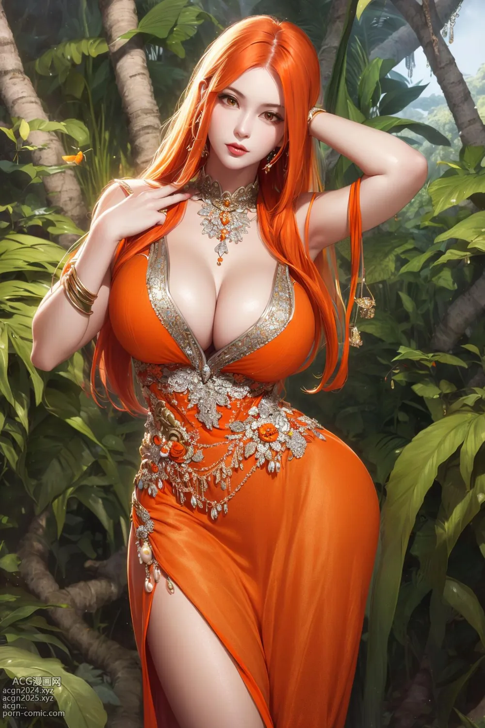 [AI beauty] uncensored - Orange Lady 第7图