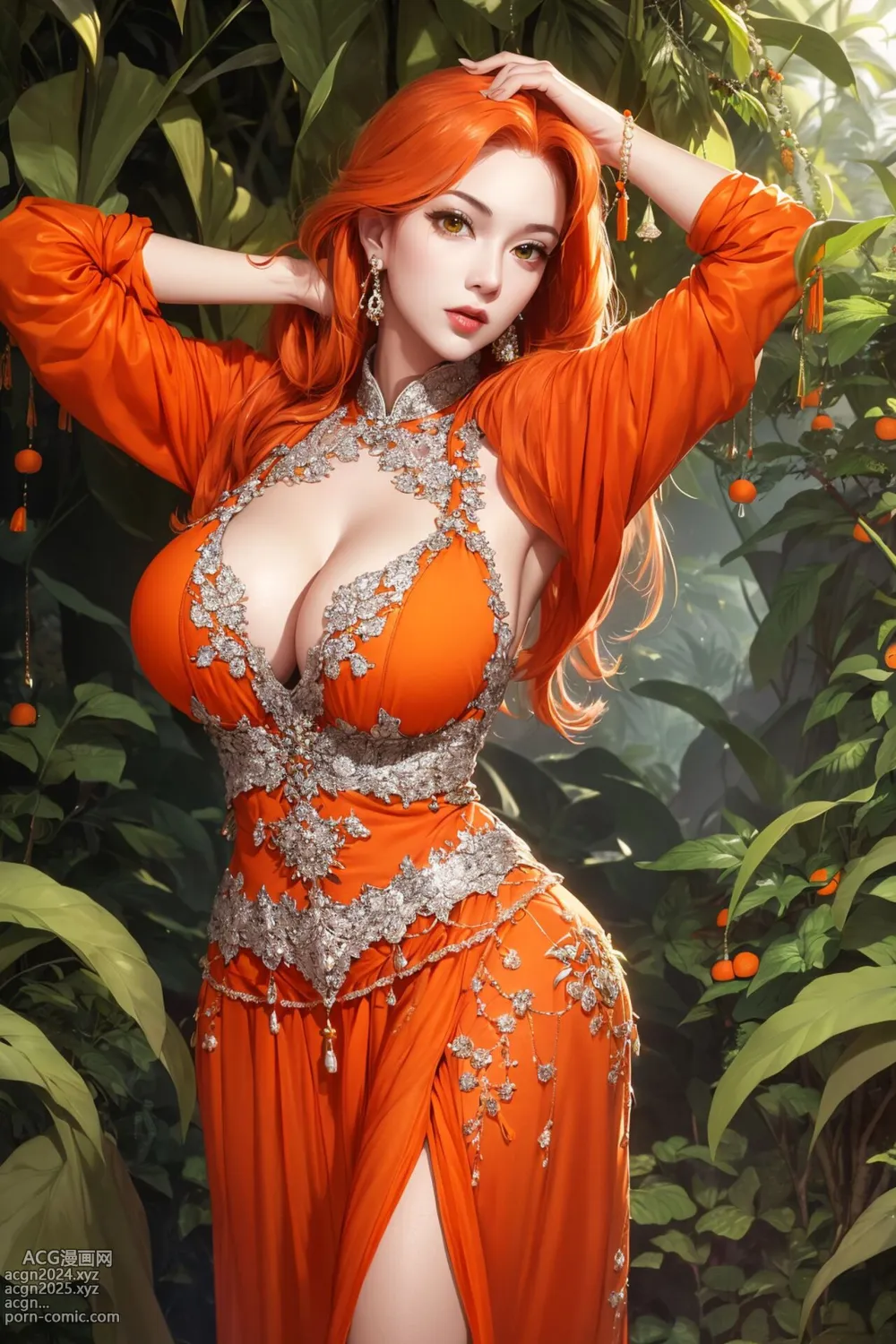 [AI beauty] uncensored - Orange Lady 第9图