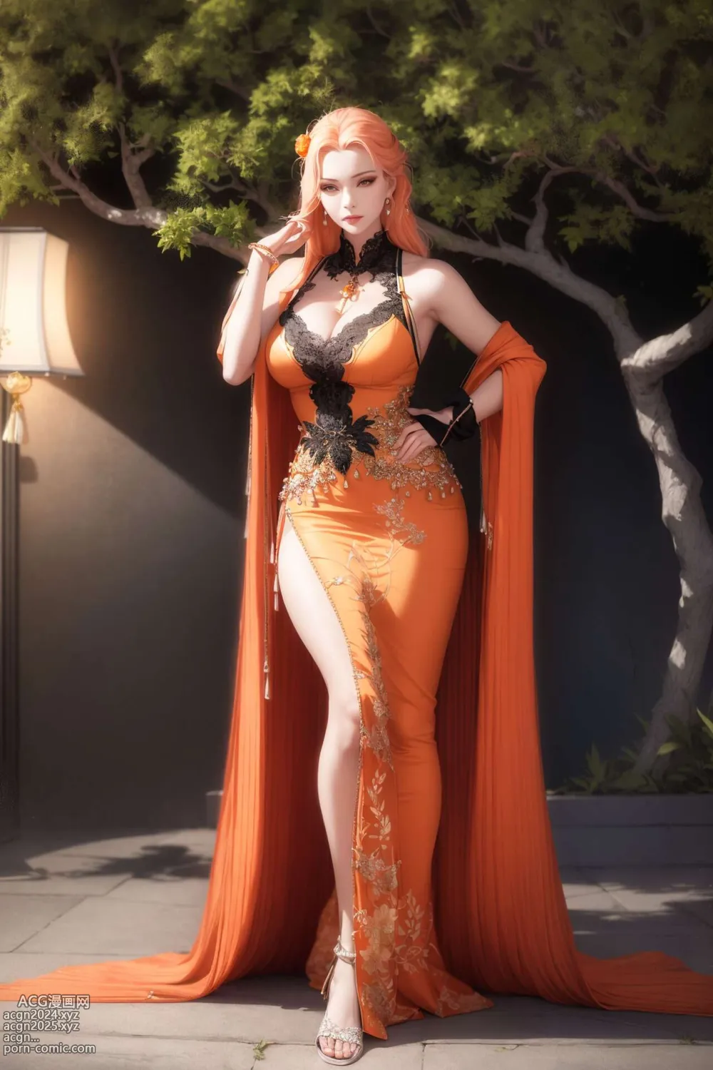 [AI beauty] uncensored - Orange Lady 第15图