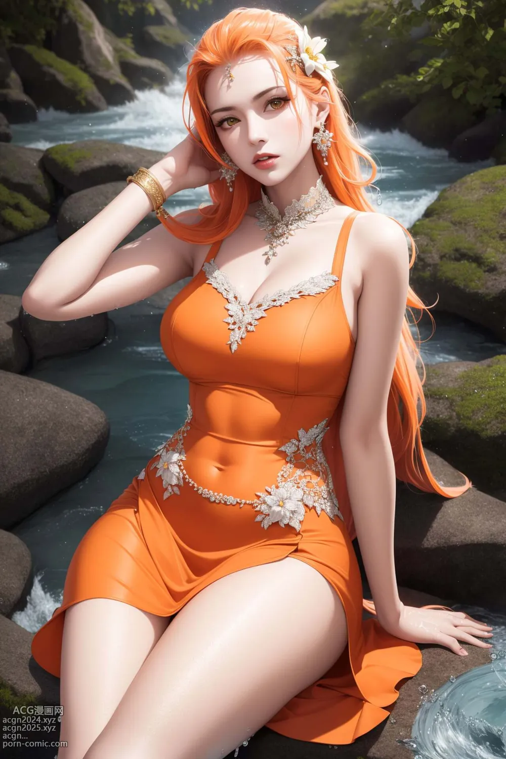 [AI beauty] uncensored - Orange Lady 第17图