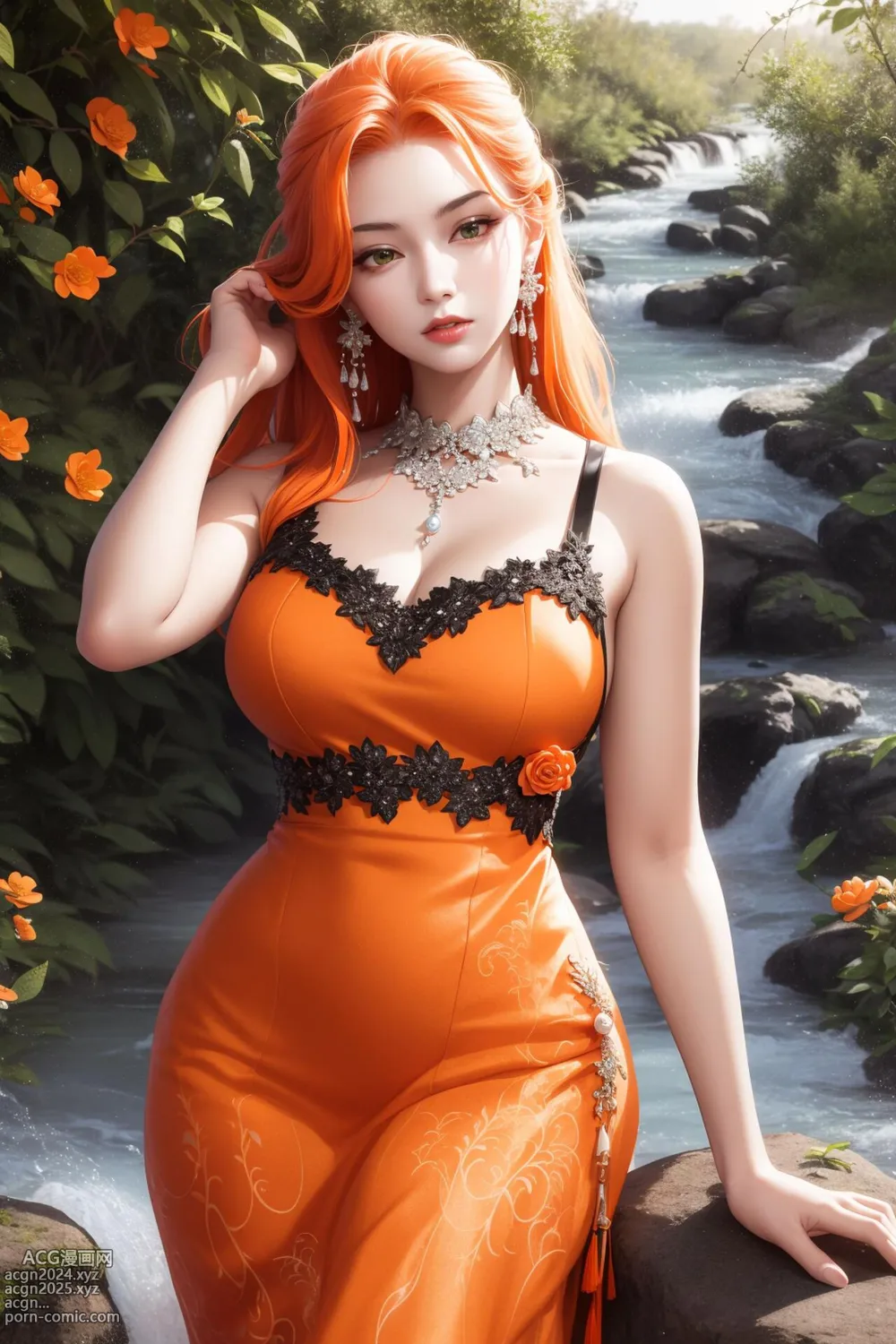 [AI beauty] uncensored - Orange Lady 第19图