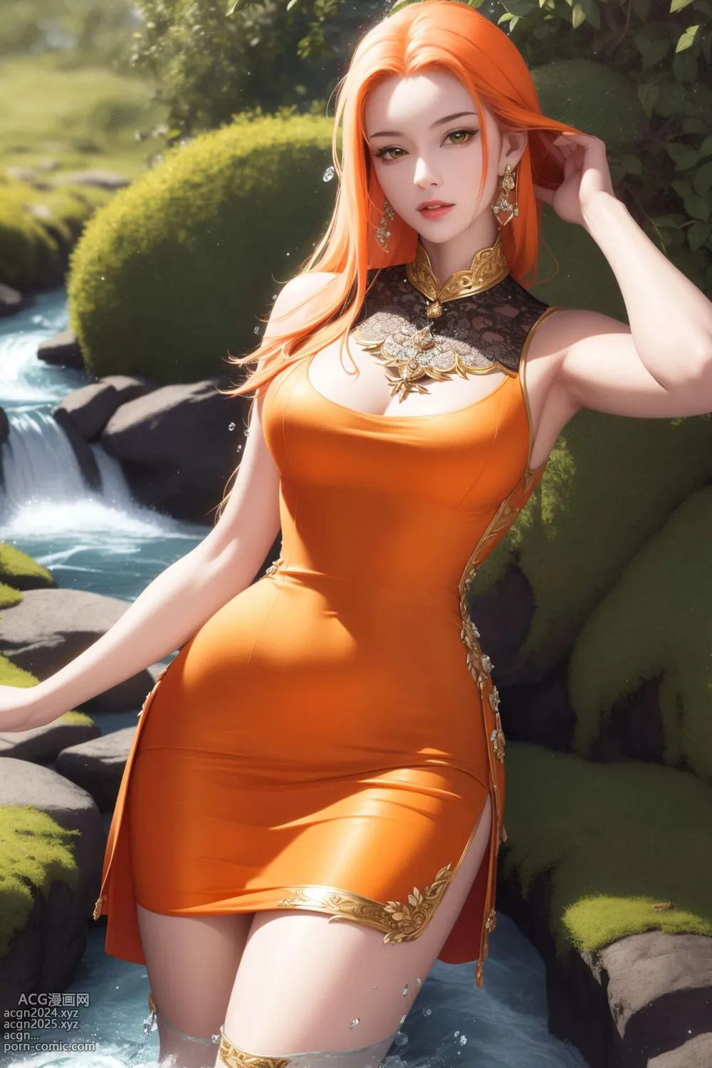 [AI beauty] uncensored - Orange Lady 第25图