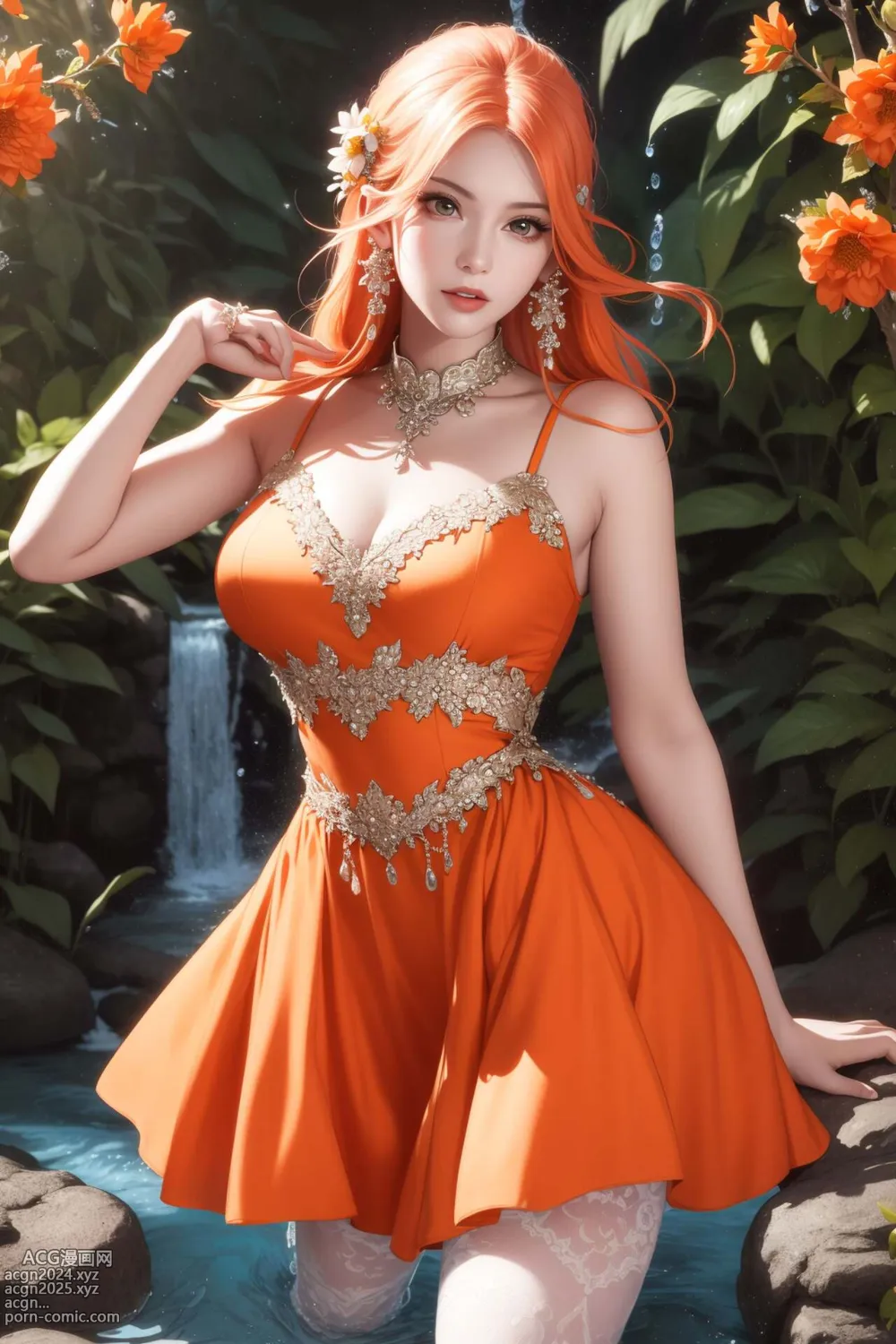 [AI beauty] uncensored - Orange Lady 第27图