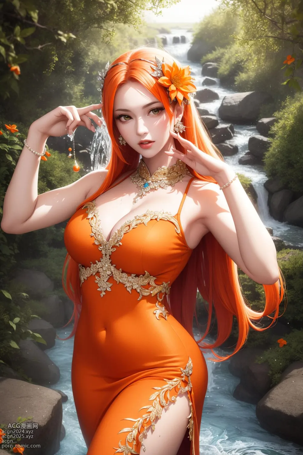 [AI beauty] uncensored - Orange Lady 第29图