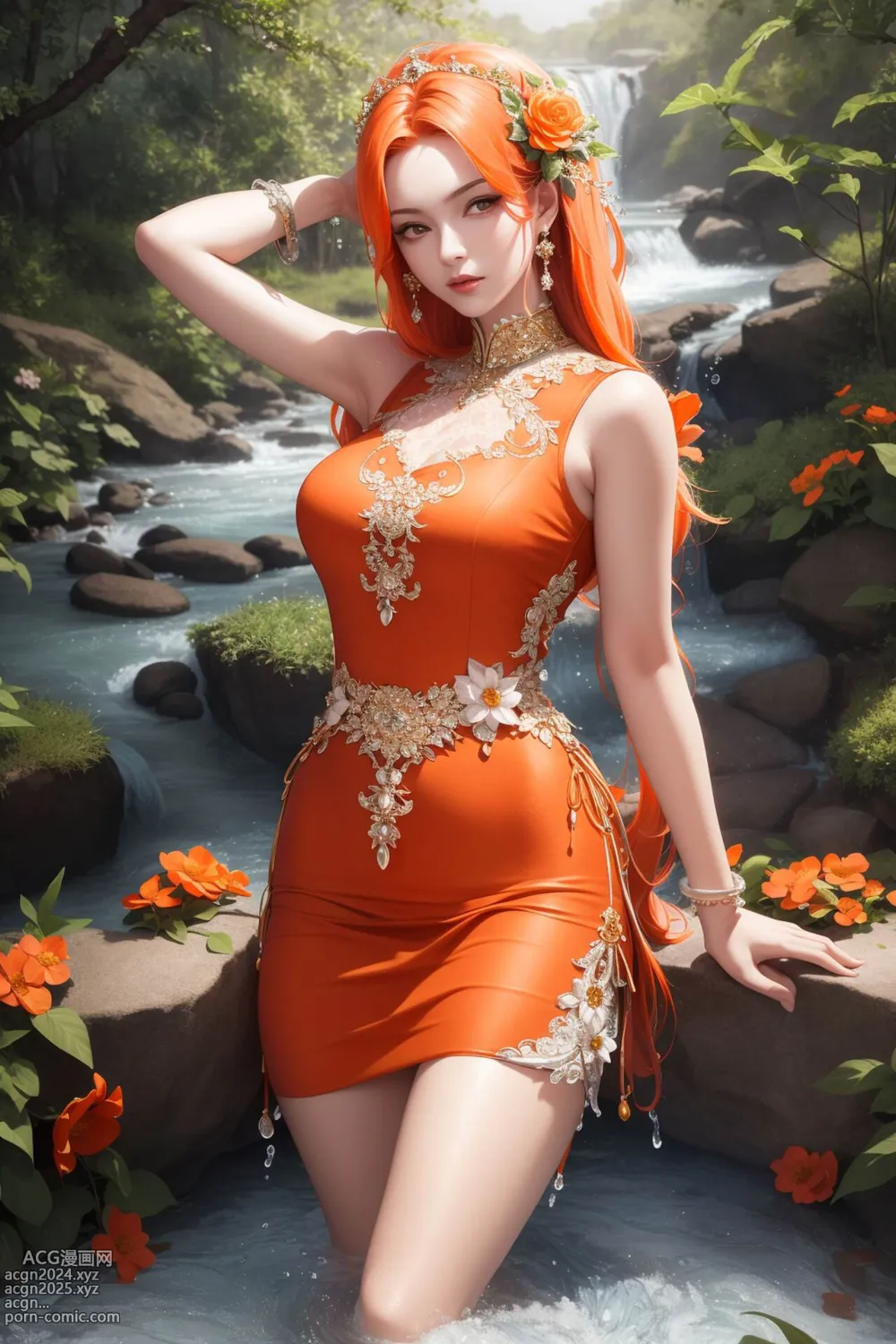 [AI beauty] uncensored - Orange Lady 第30图