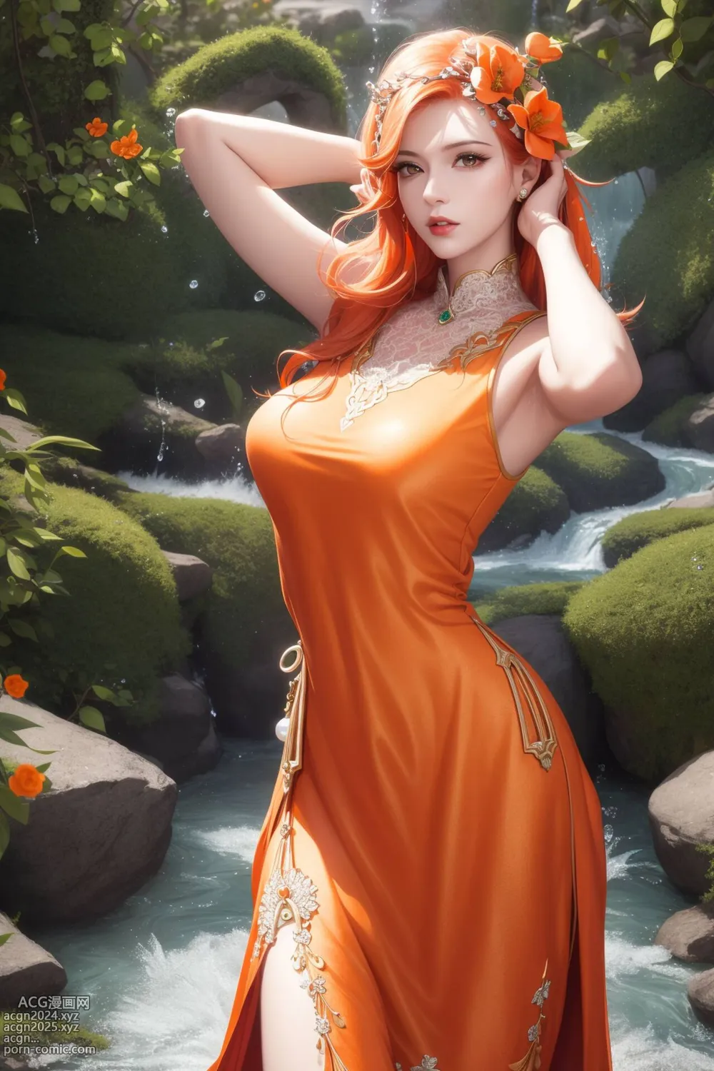 [AI beauty] uncensored - Orange Lady 第32图