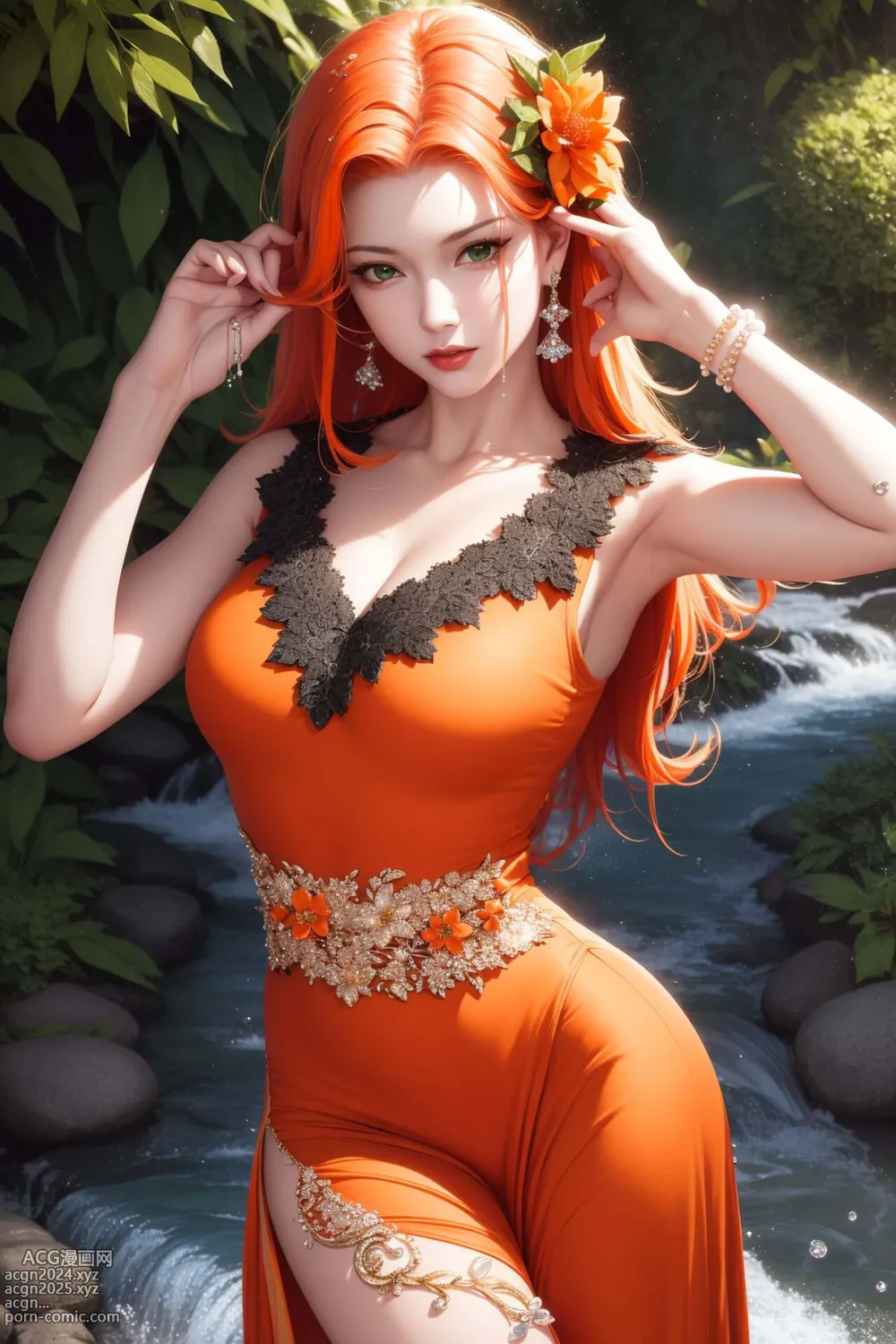 [AI beauty] uncensored - Orange Lady 第31图