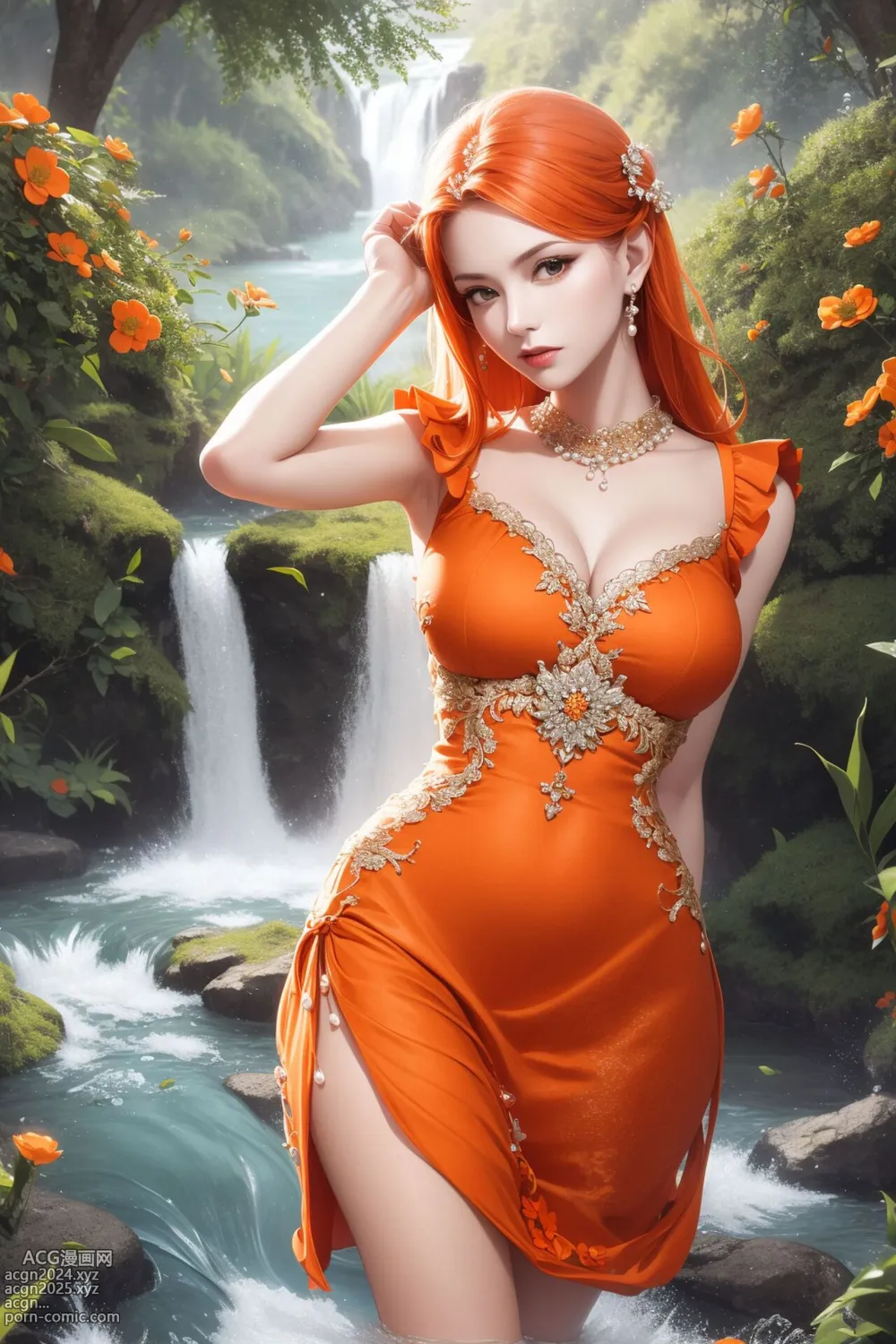 [AI beauty] uncensored - Orange Lady 第33图