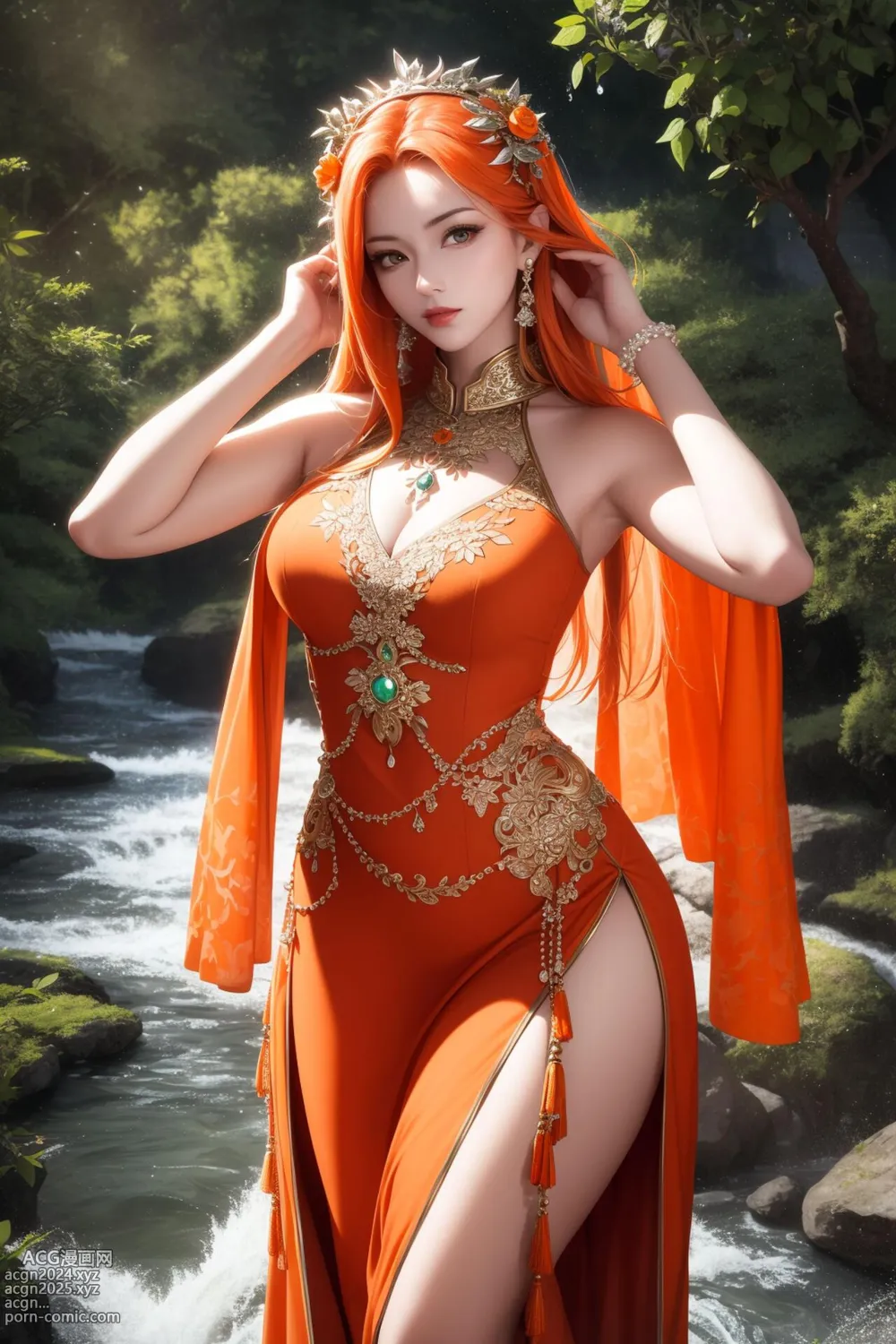 [AI beauty] uncensored - Orange Lady 第34图