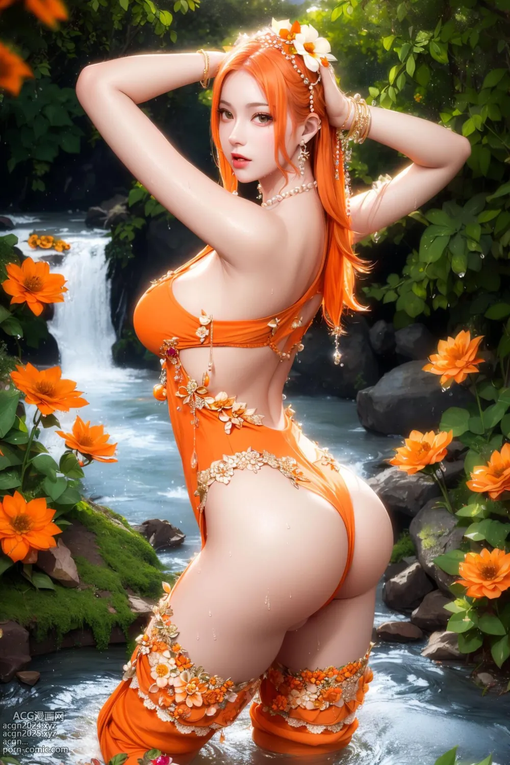 [AI beauty] uncensored - Orange Lady 第47图