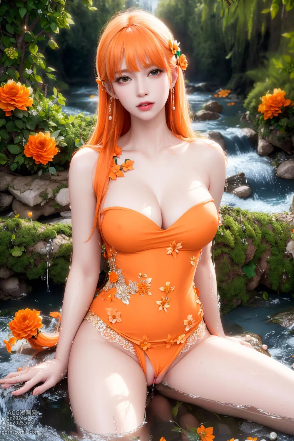 [AI beauty] uncensored - Orange Lady 第64图