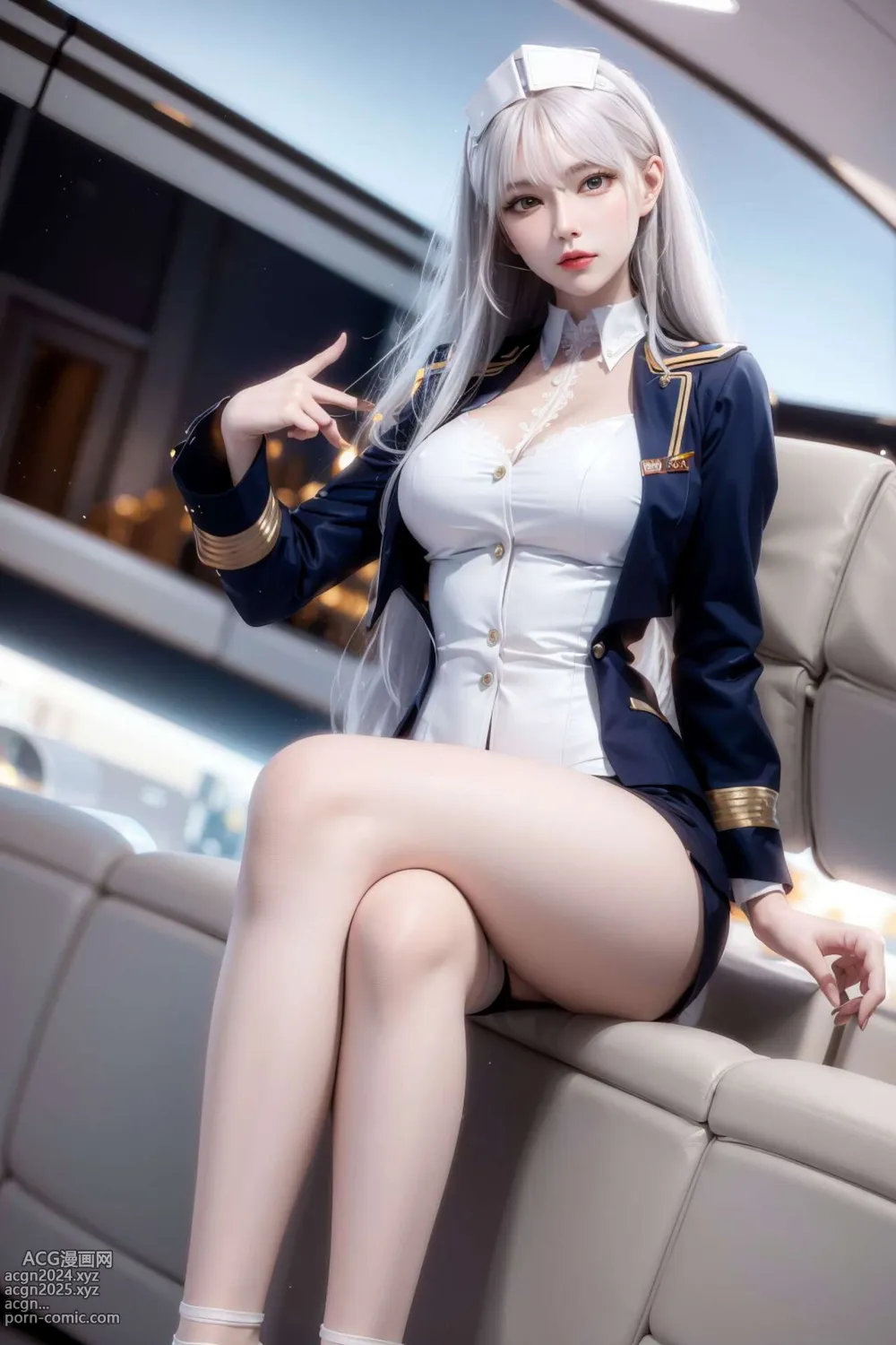 [AI beauty] uncensored - Private Jet 第180图