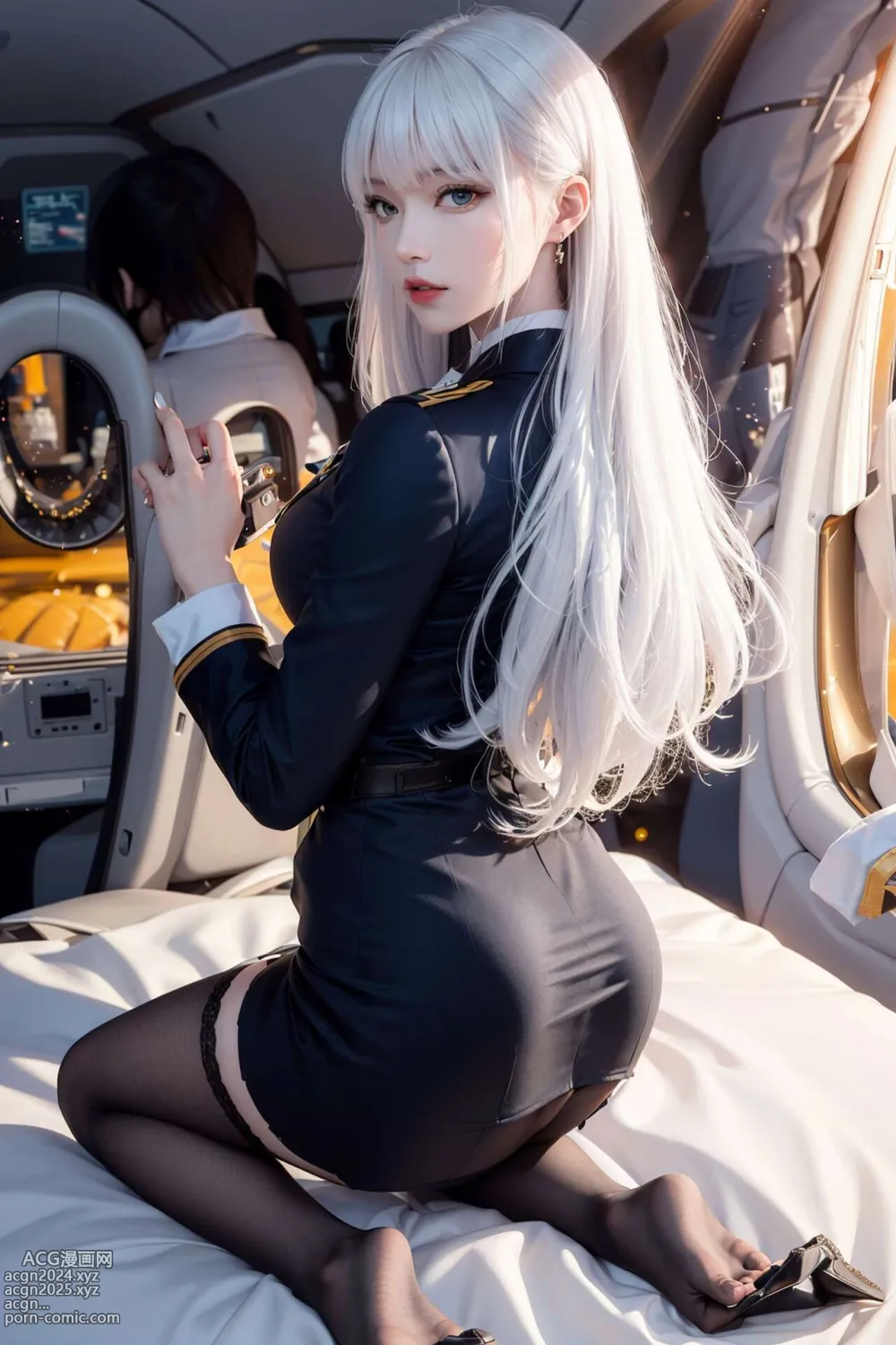 [AI beauty] uncensored - Private Jet 第183图