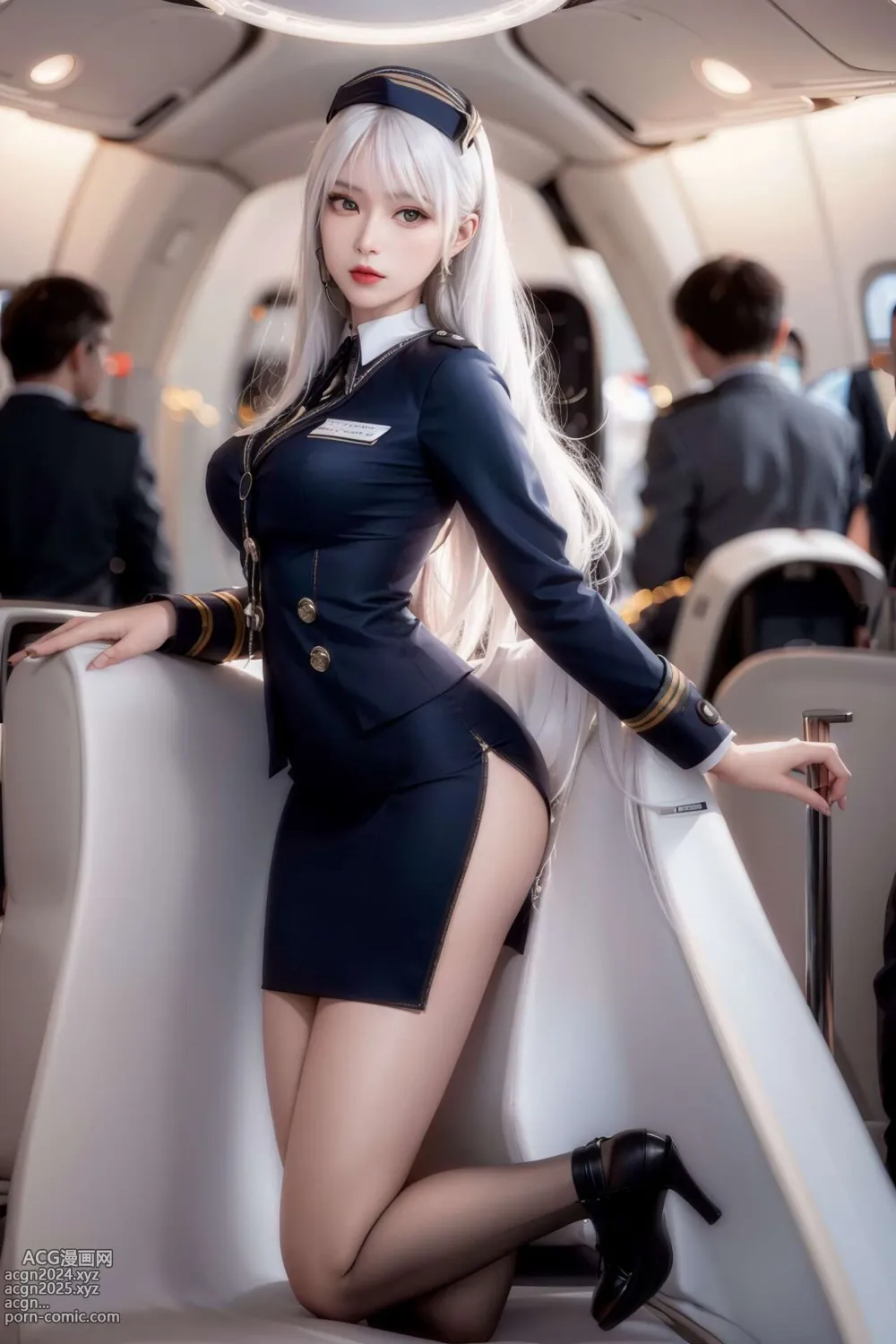 [AI beauty] uncensored - Private Jet 第187图