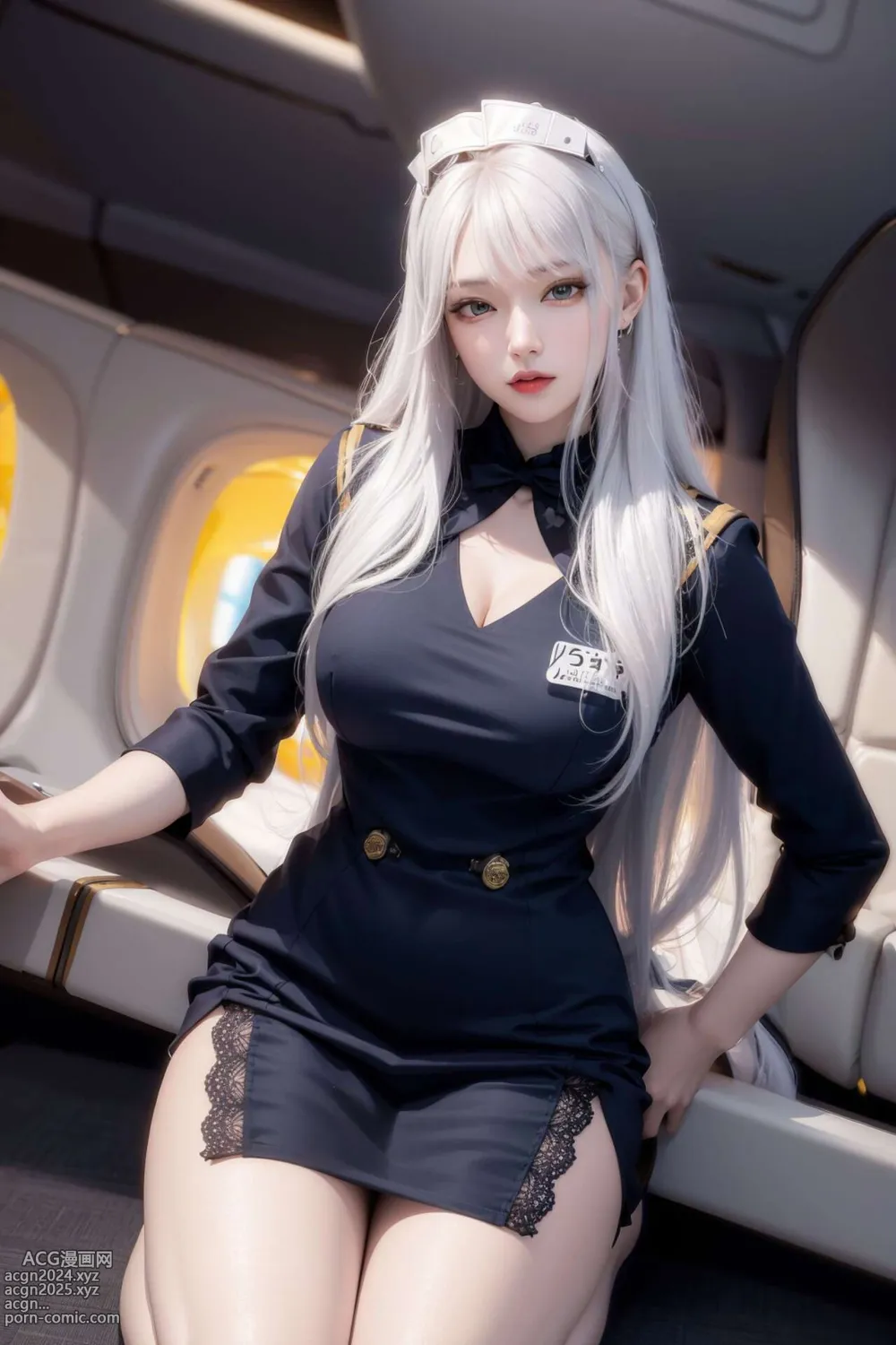 [AI beauty] uncensored - Private Jet 第190图