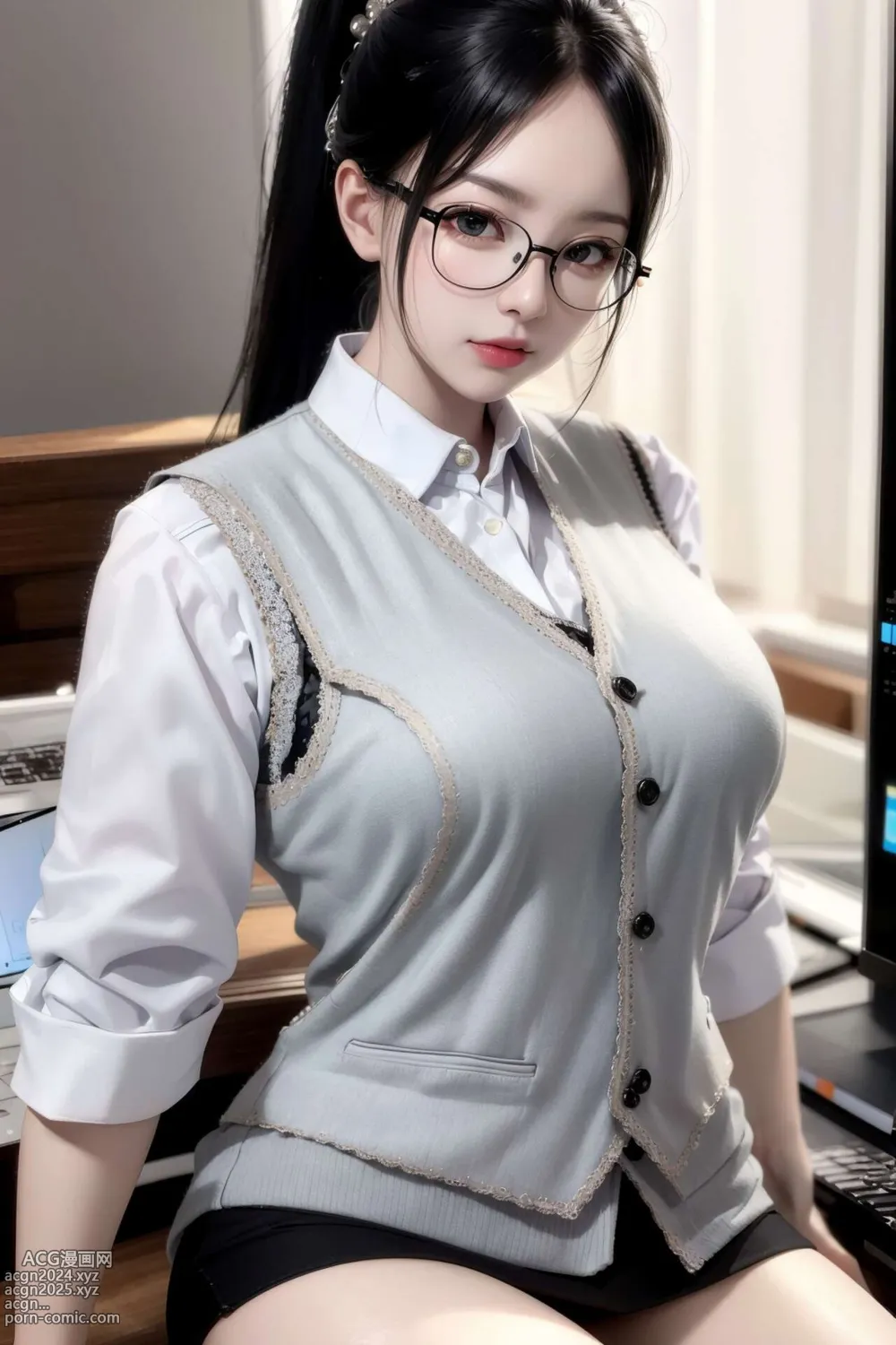 [AI beauty] uncensored - Studious 第4图