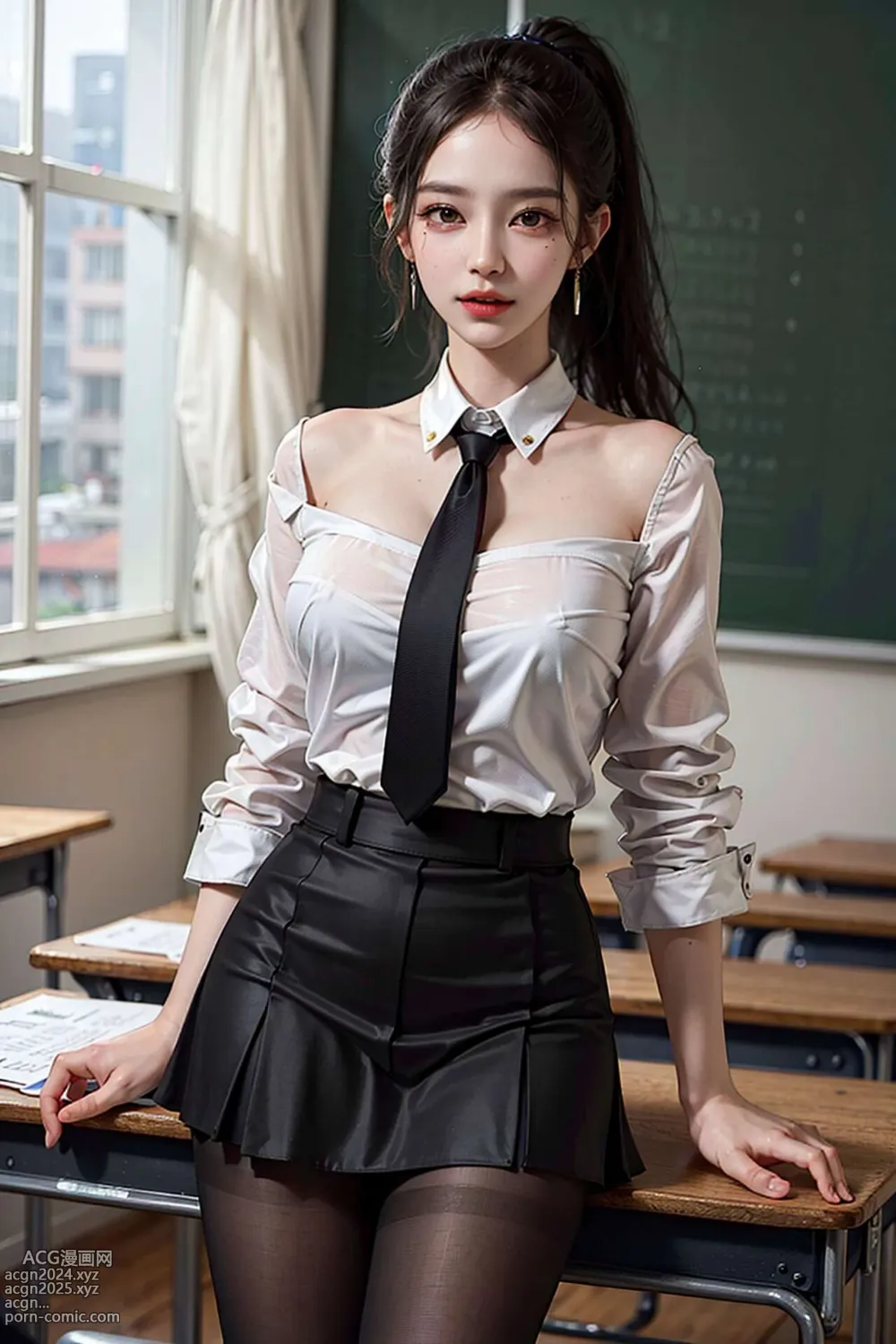 [AI beauty] uncensored - Teacher 第10图