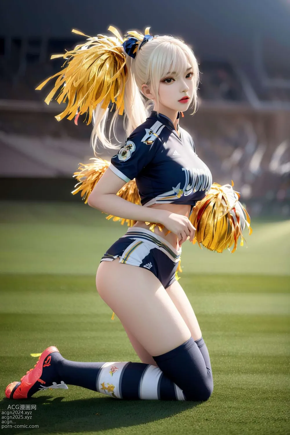 [AI beauty] uncensored - Cheerleaders 第2图