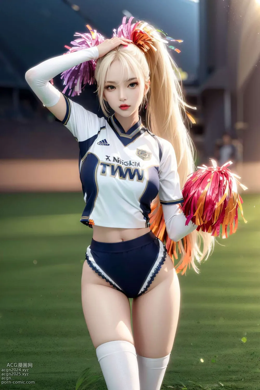 [AI beauty] uncensored - Cheerleaders 第3图