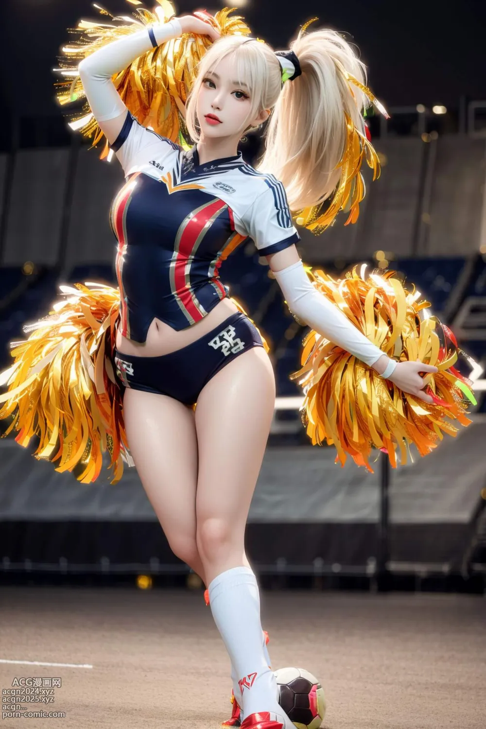 [AI beauty] uncensored - Cheerleaders 第4图