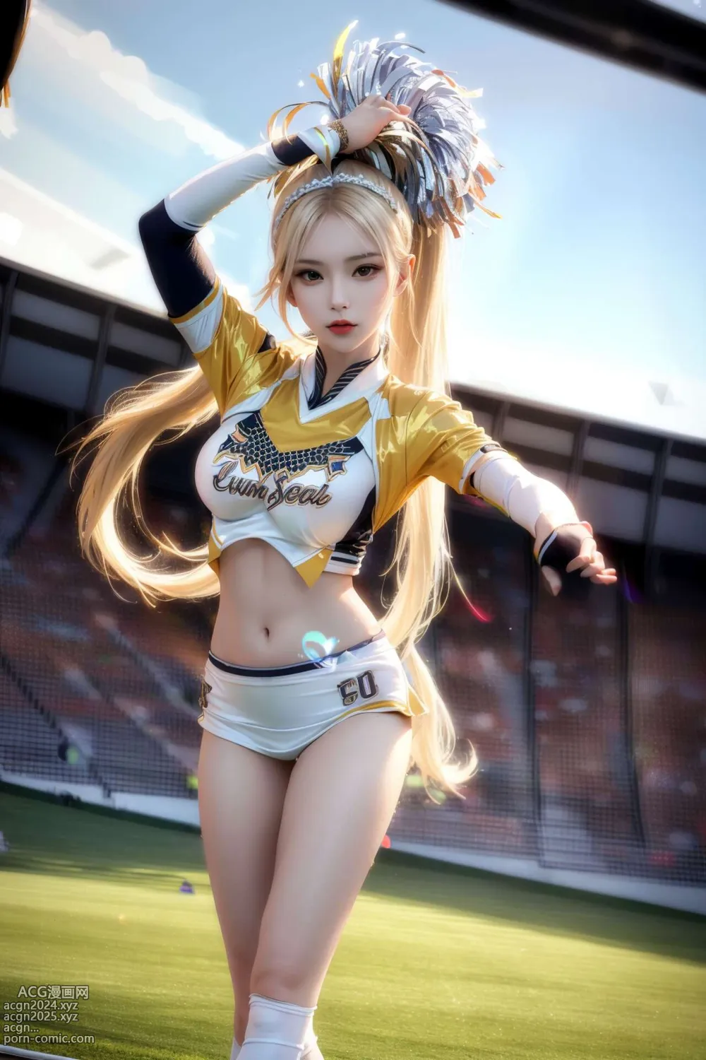 [AI beauty] uncensored - Cheerleaders 第10图