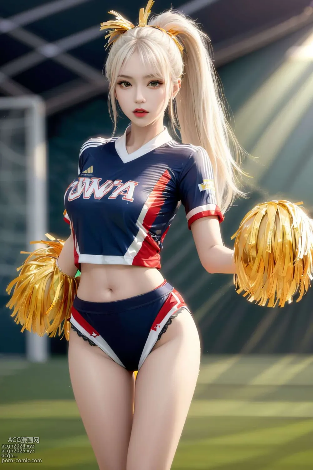 [AI beauty] uncensored - Cheerleaders 第14图