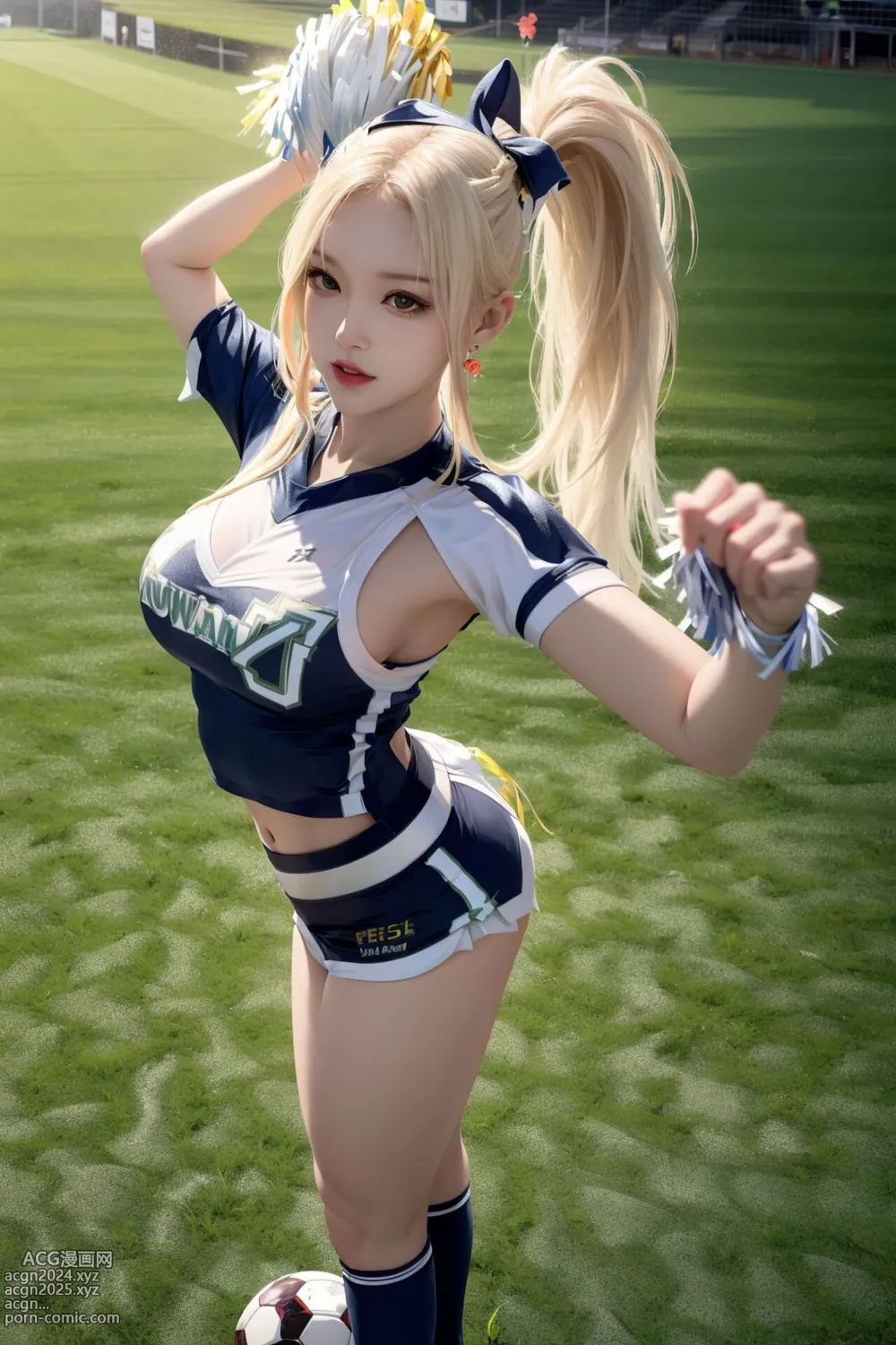 [AI beauty] uncensored - Cheerleaders 第19图