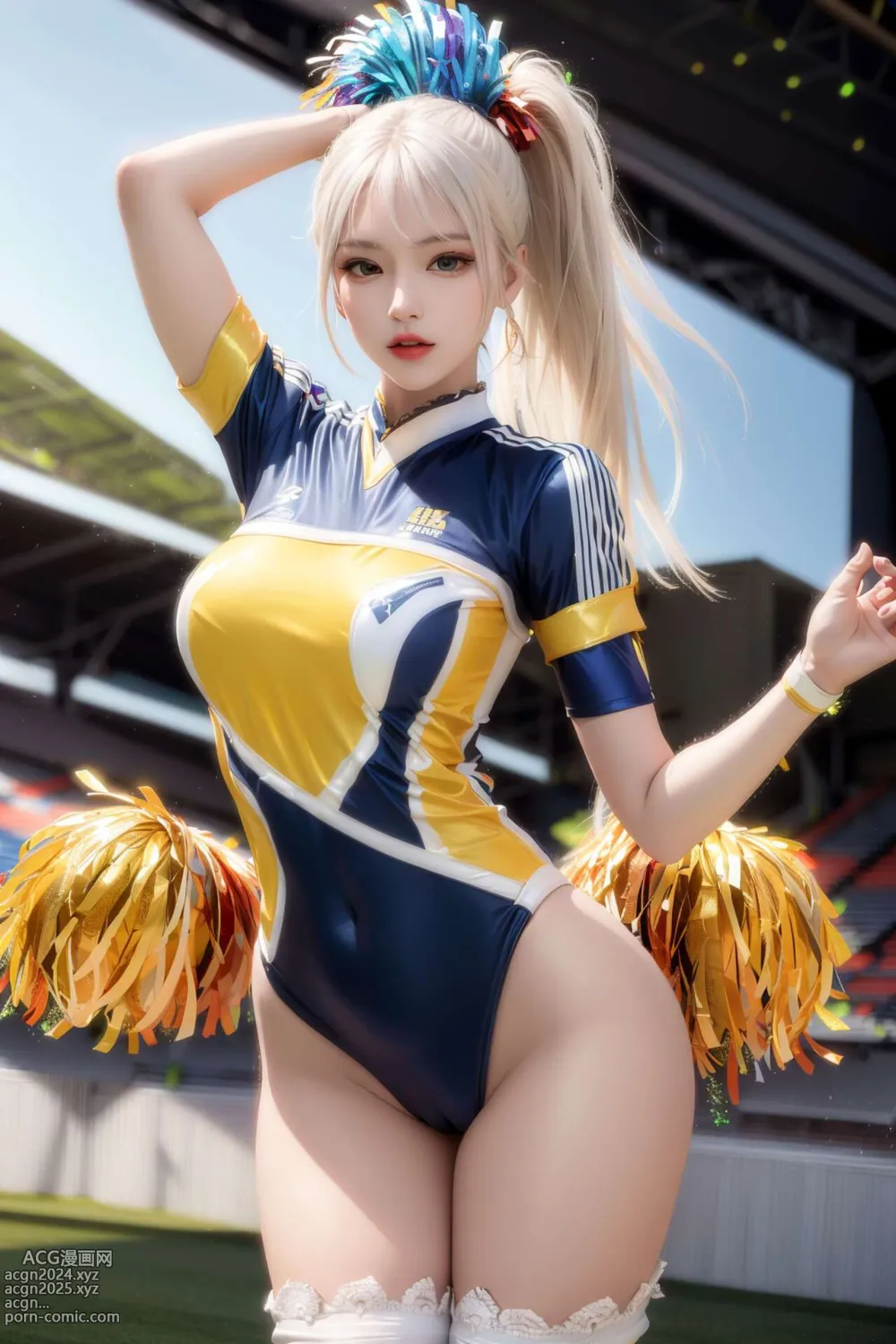 [AI beauty] uncensored - Cheerleaders 第38图