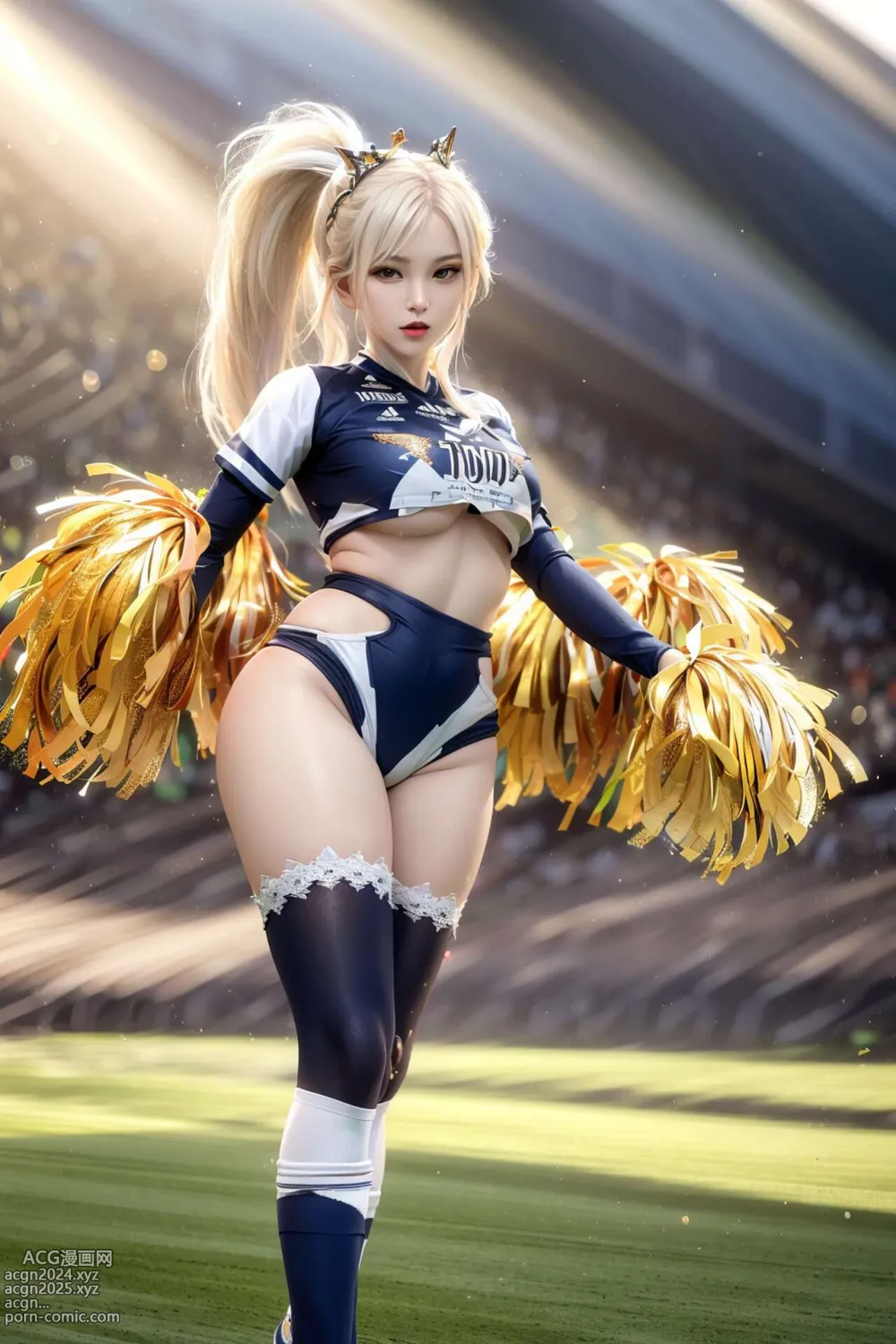 [AI beauty] uncensored - Cheerleaders 第40图