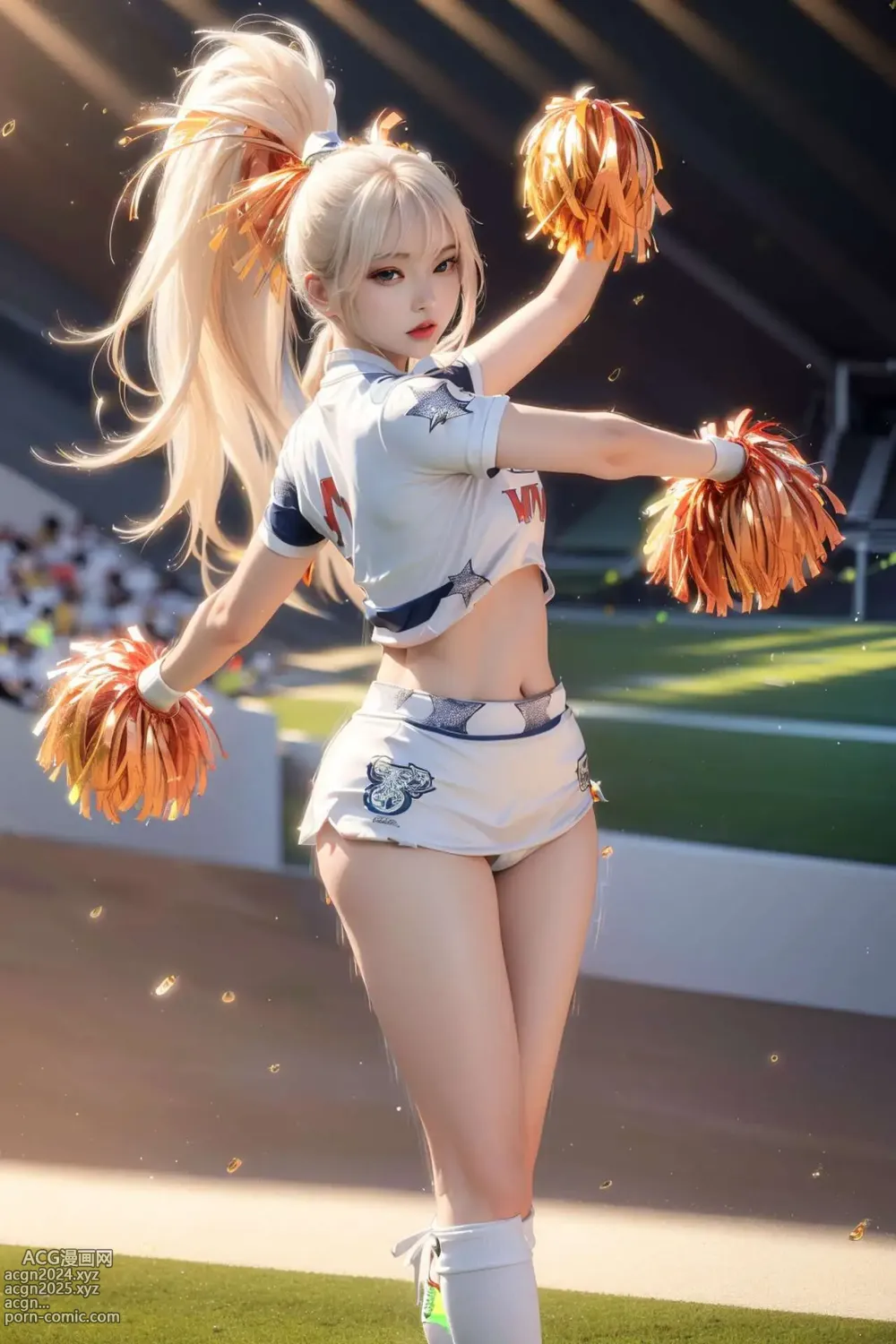 [AI beauty] uncensored - Cheerleaders 第47图