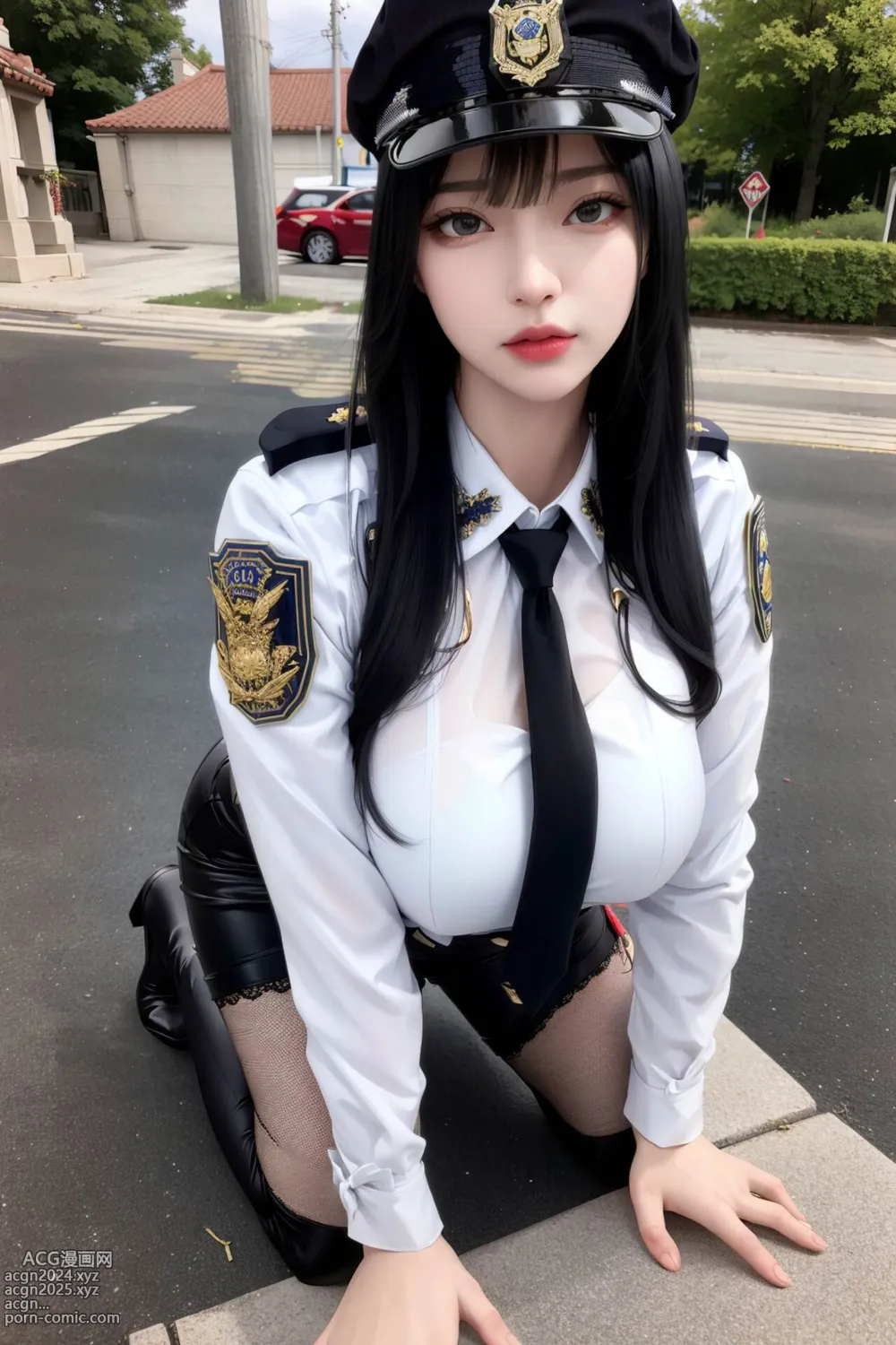 [AI beauty] uncensored - Cops 第53图