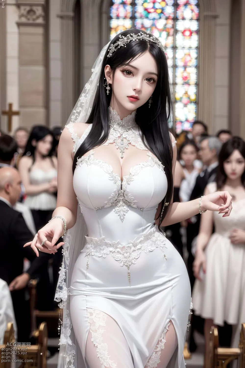 [AI beauty] uncensored - Bride 第43图