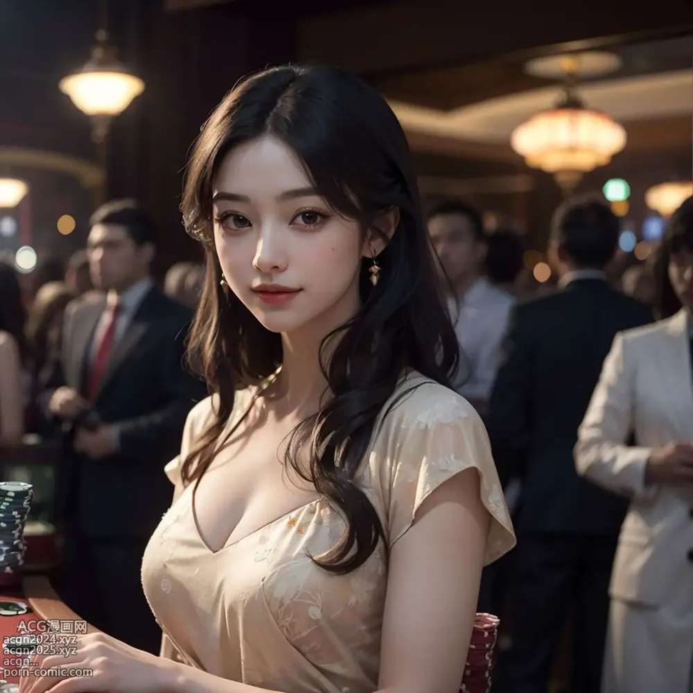 [AI beauty] uncensored - Gambling 第2图