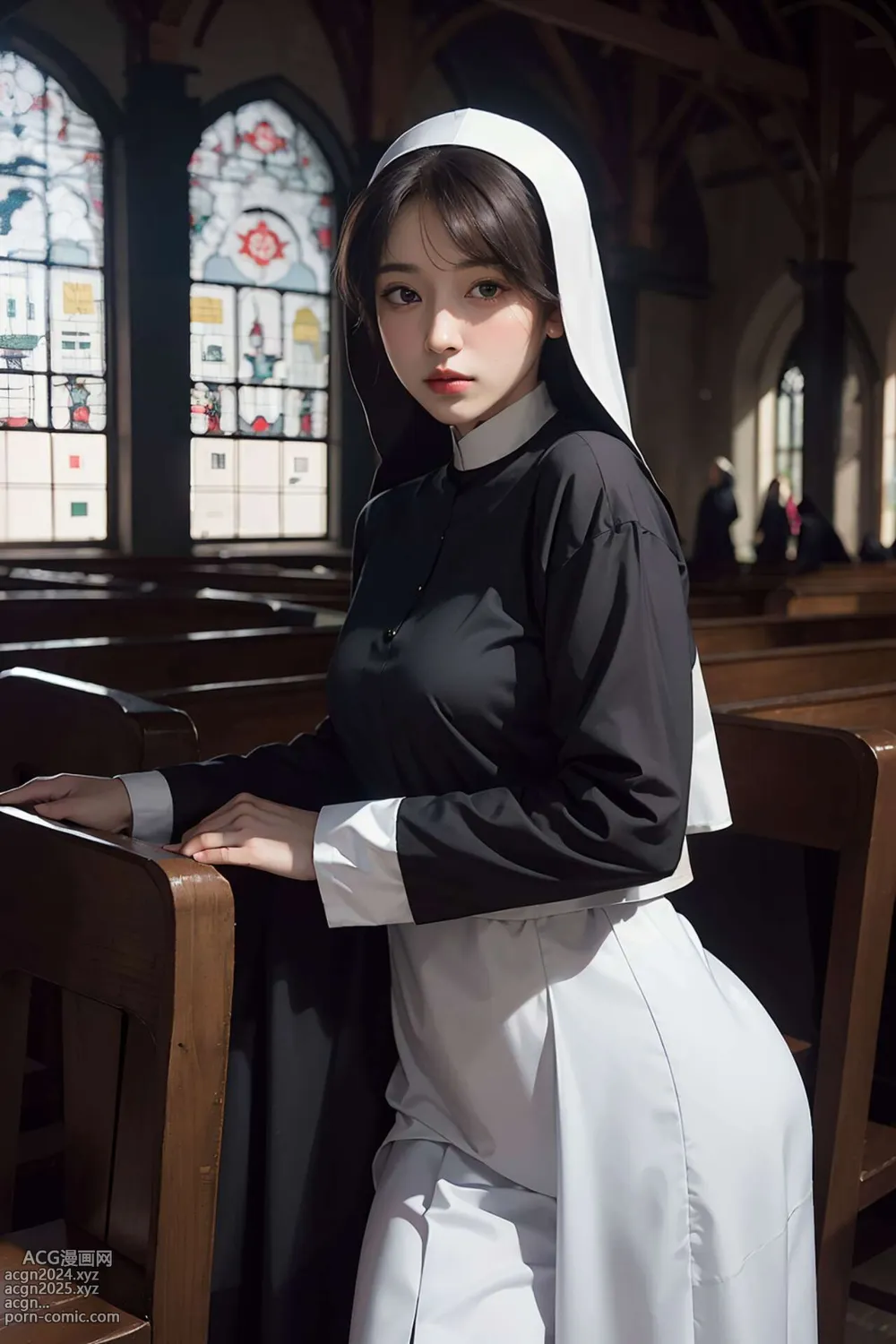 [AI beauty] uncensored - Nuns 第25图