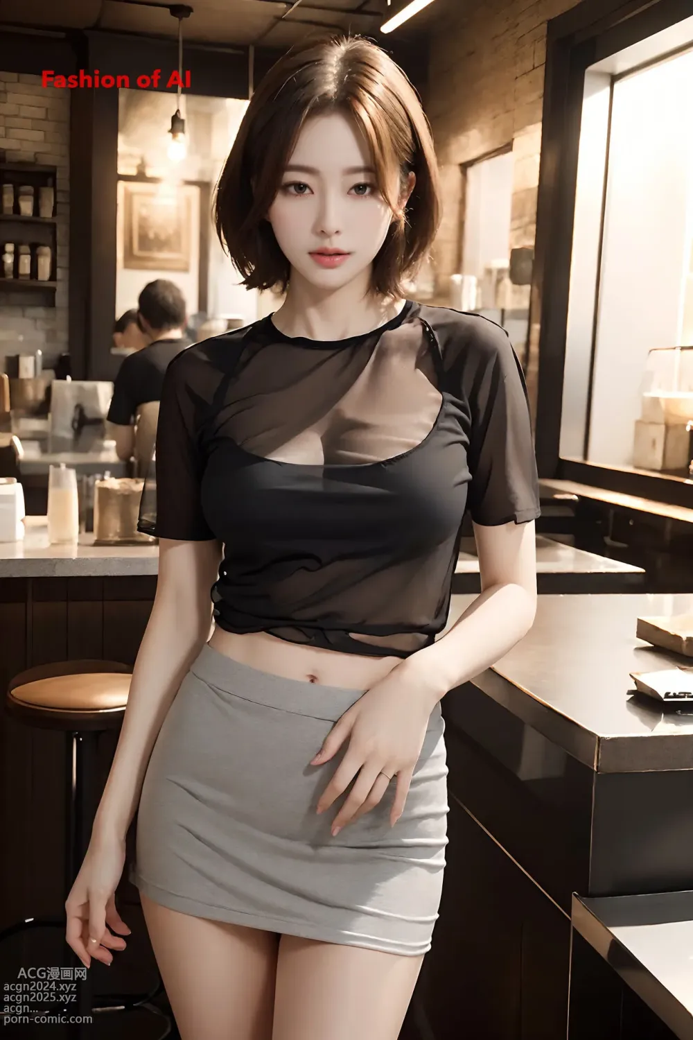 ★PATREON★ fashionofai - Coffee Shop 第5图