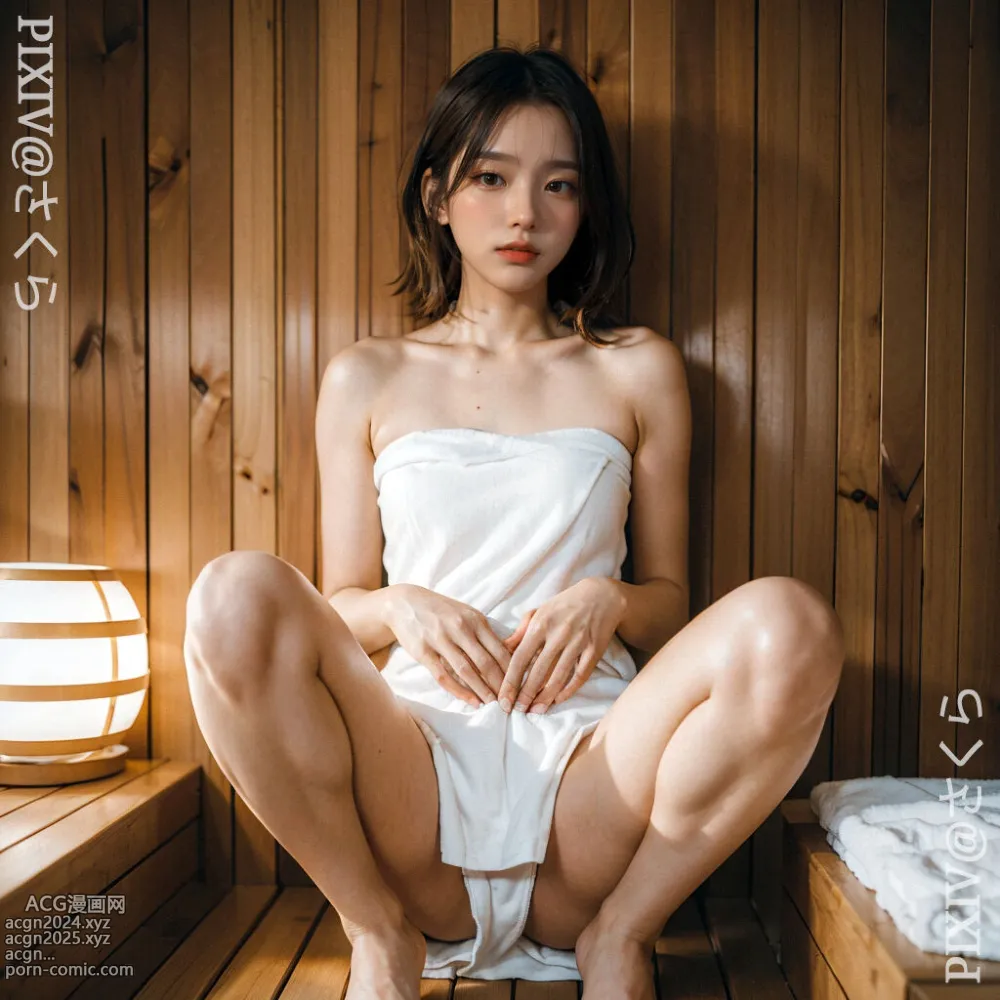 Aaliyah Illustration AI-029 ❤Sauna Warm Girl❤ 第1图