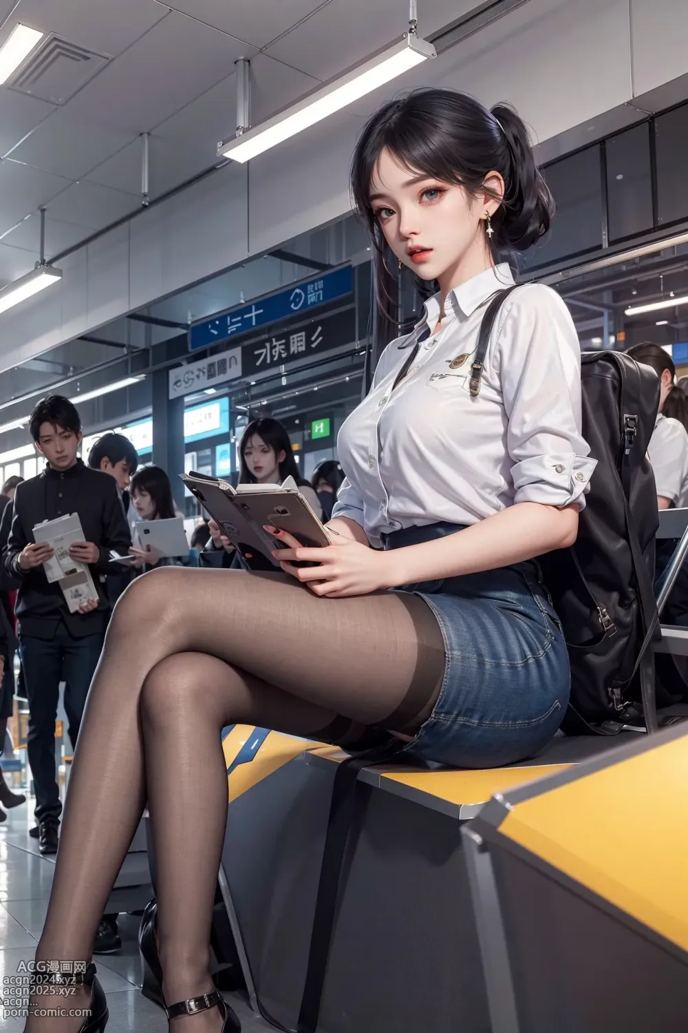 [AI Generated] Station Girls_1 第13图