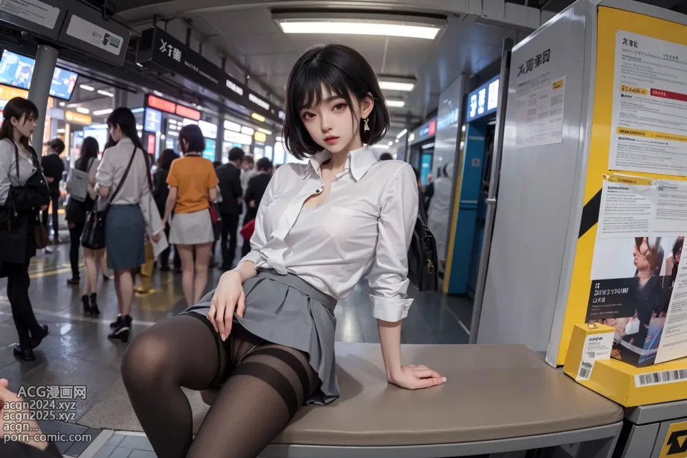 [AI Generated] Station Girls_2 第8图