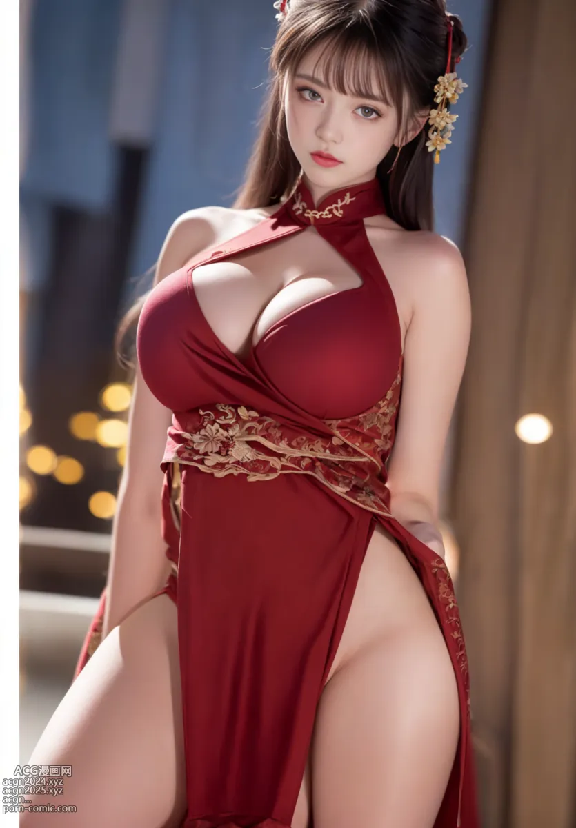 Red Hanfu Girls 第40图