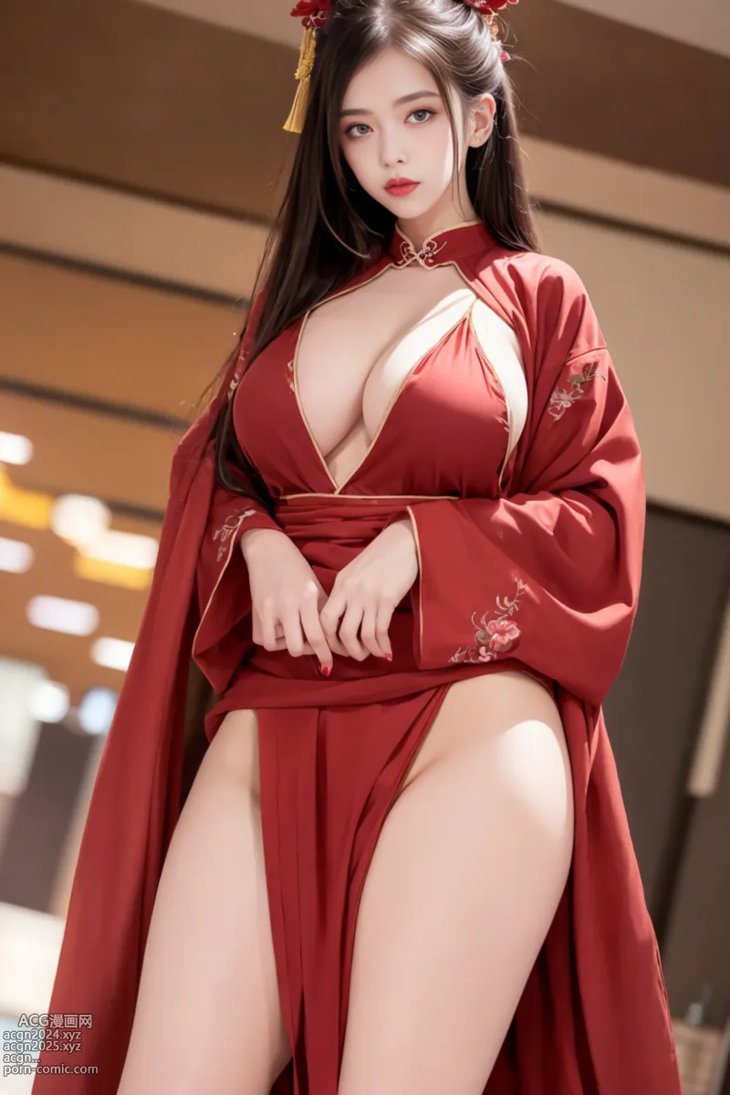 Red Hanfu Girls 第58图